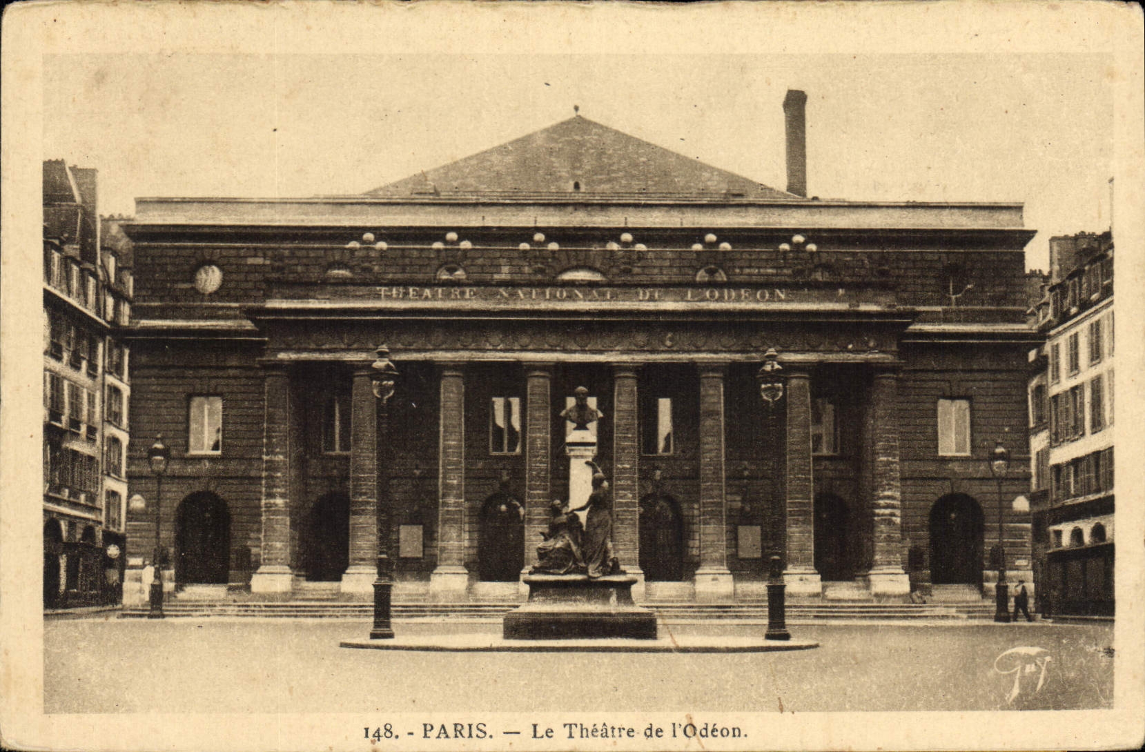 CPA Paris le Theatre de l'Odeon 