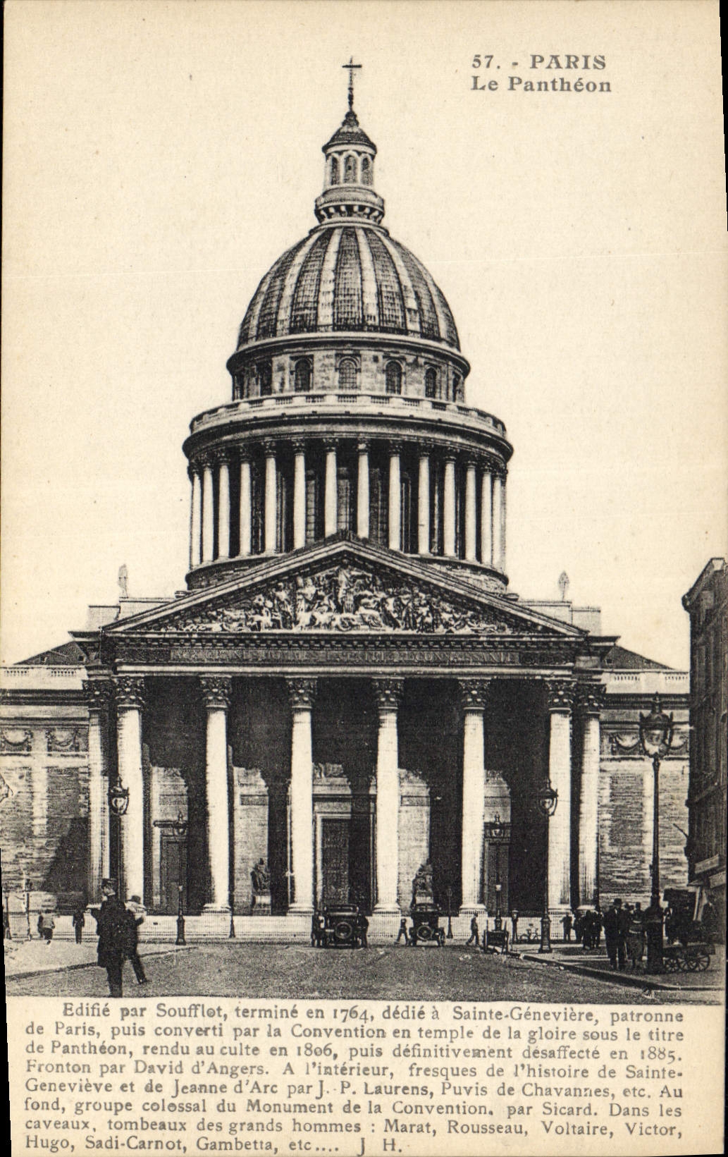 CPA Paris le Pantheon 