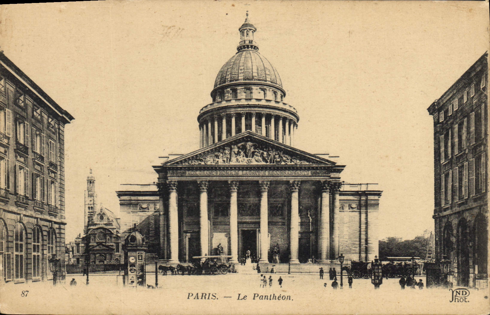 CPA Paris le Pantheon 