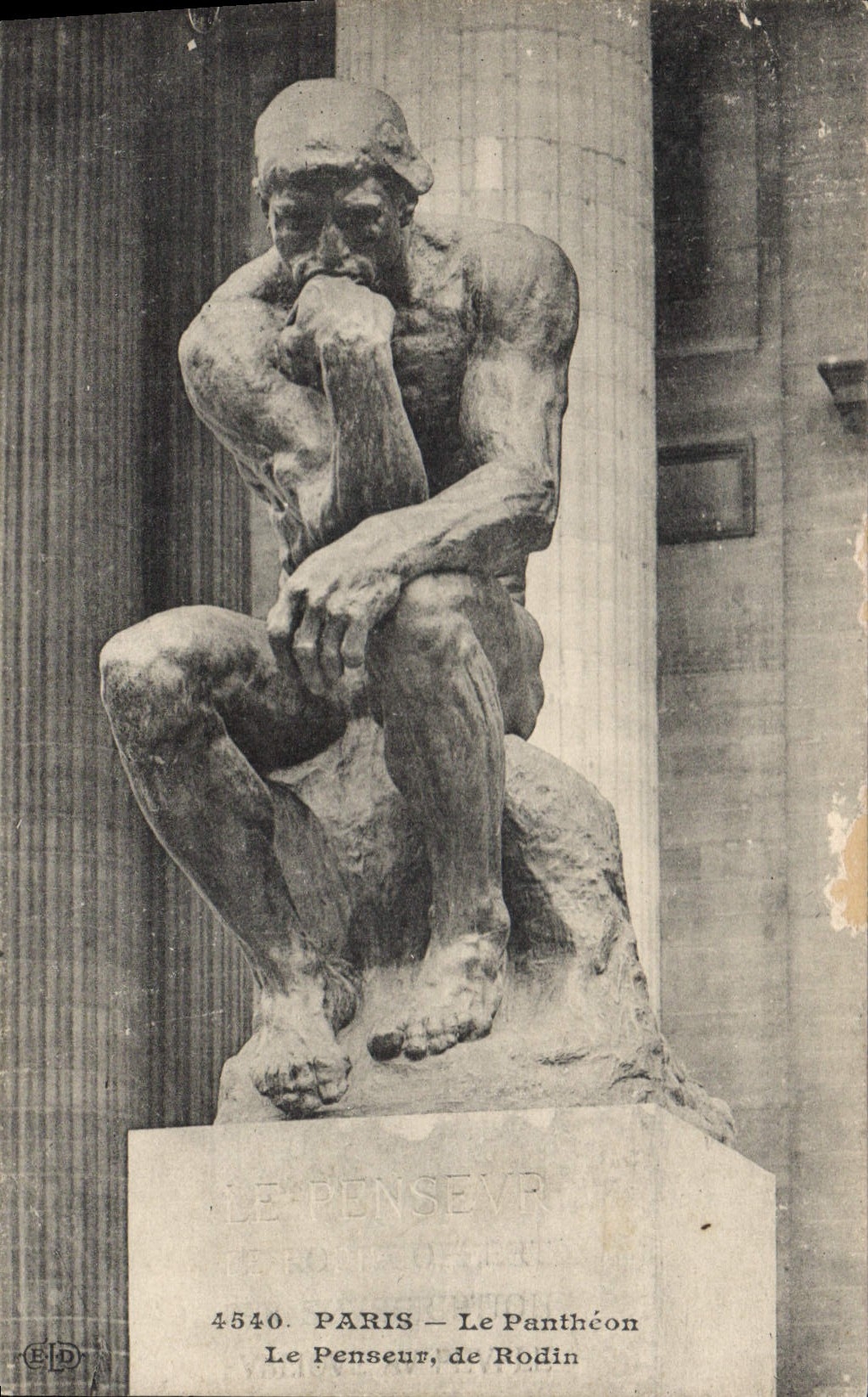 CPA Paris le Pantheon le Penseur de Rodin 