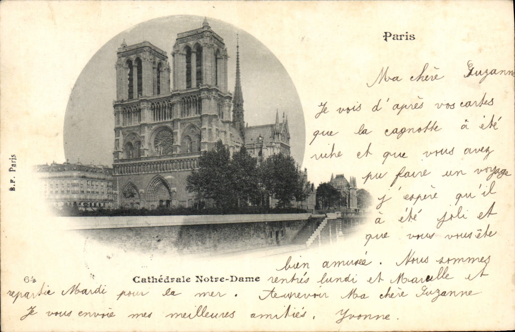CPA Paris Cathedrale Notre Dame