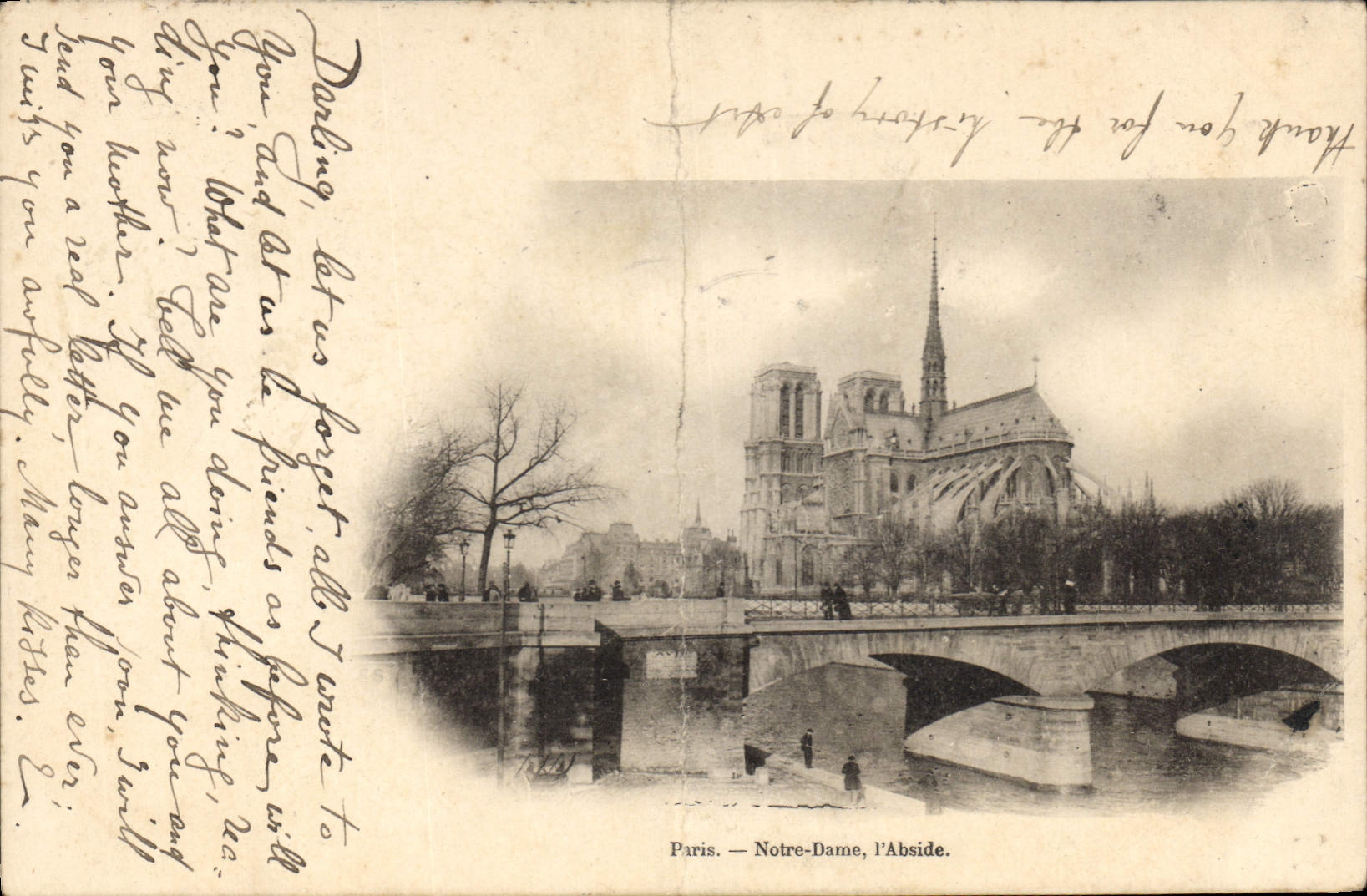 CPA Paris Notre Dame l'Abside