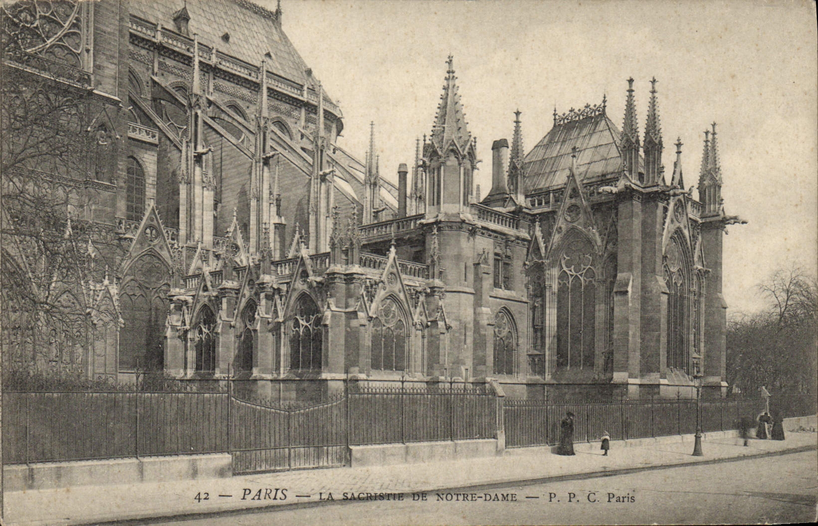 CPA Paris la Sacristie de Notre Dame la Sacristie de Notre Dame