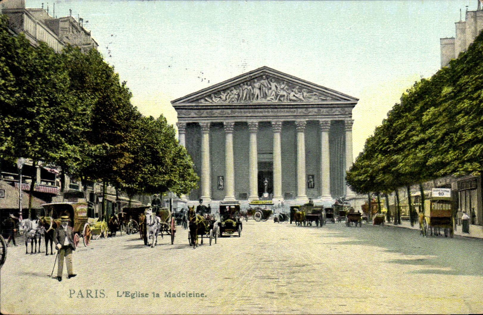CPA Paris l'eglise la Madeleine 