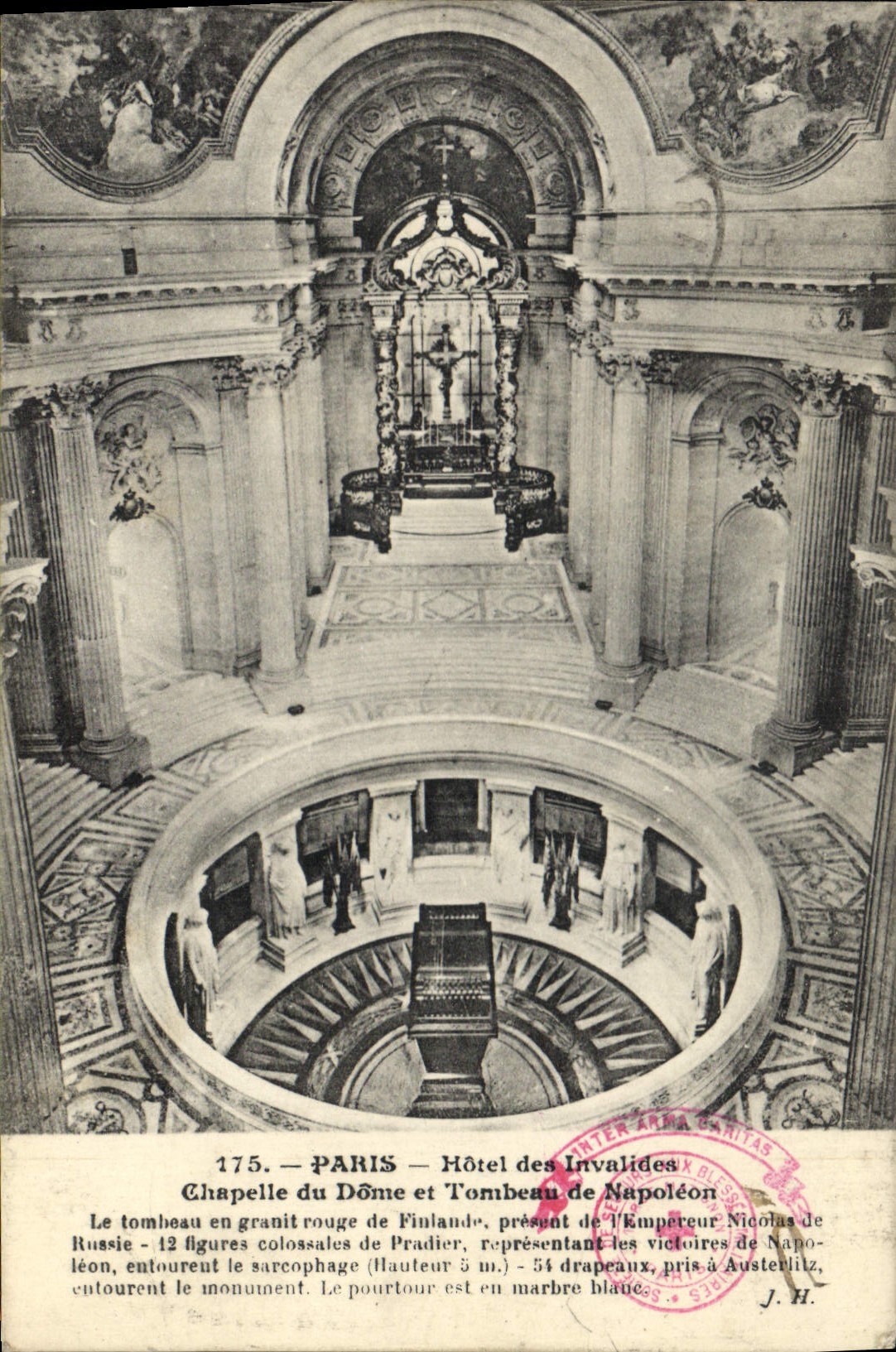 CPA Paris Hotel des Invalides Chapelle du dome et Tombeau de Napoleon