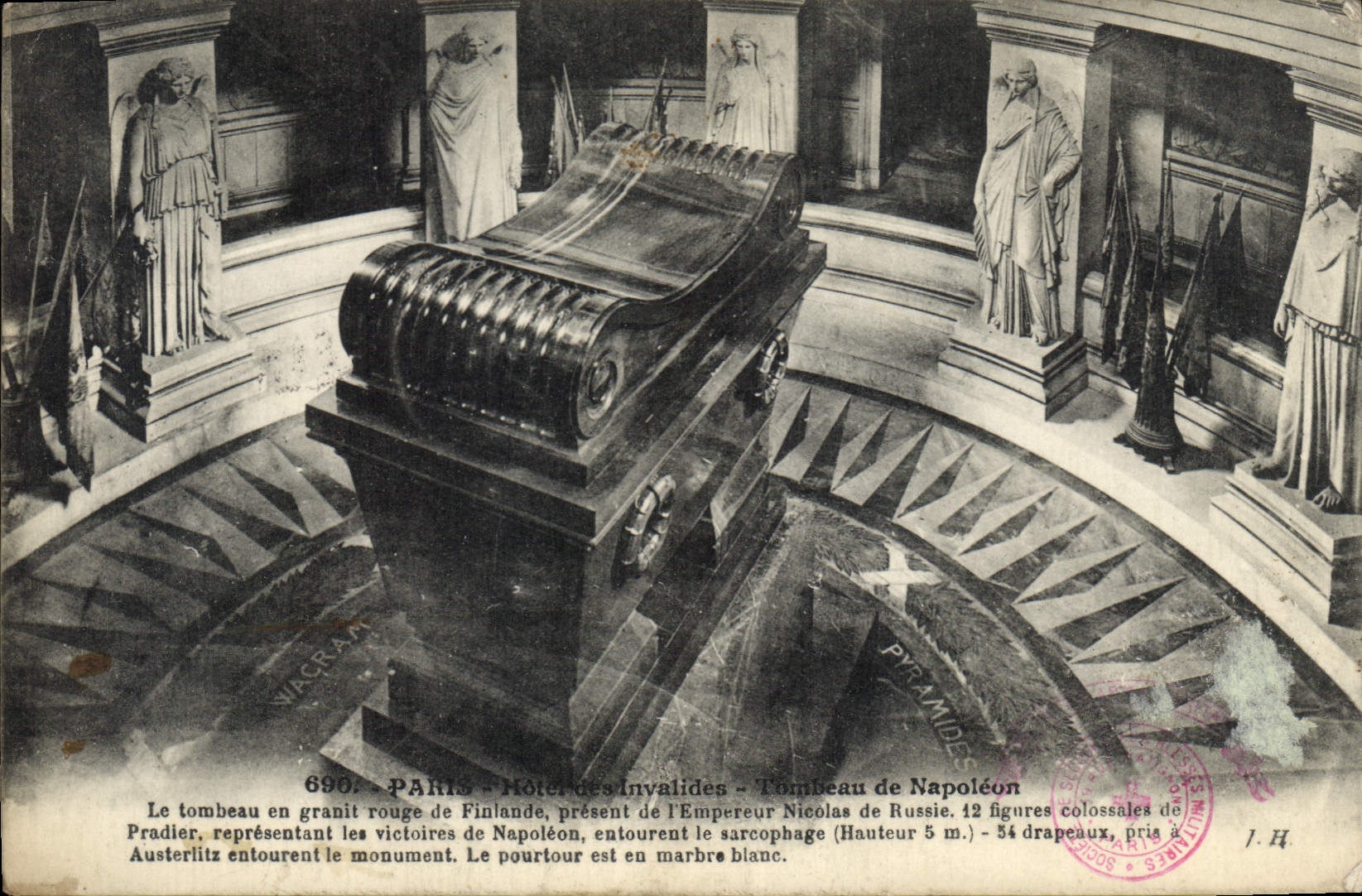 CPA Paris hotel des Invalides Tombeau de Napoleon 