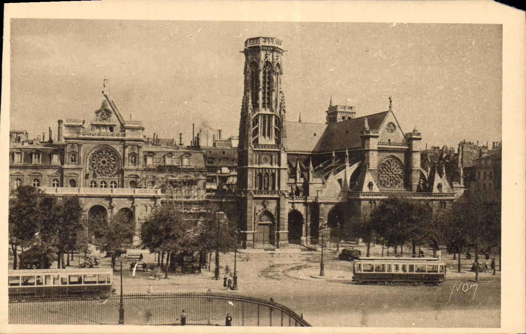CPA Paris en flanant l'eglise Saint Germain l'Auxerrois 