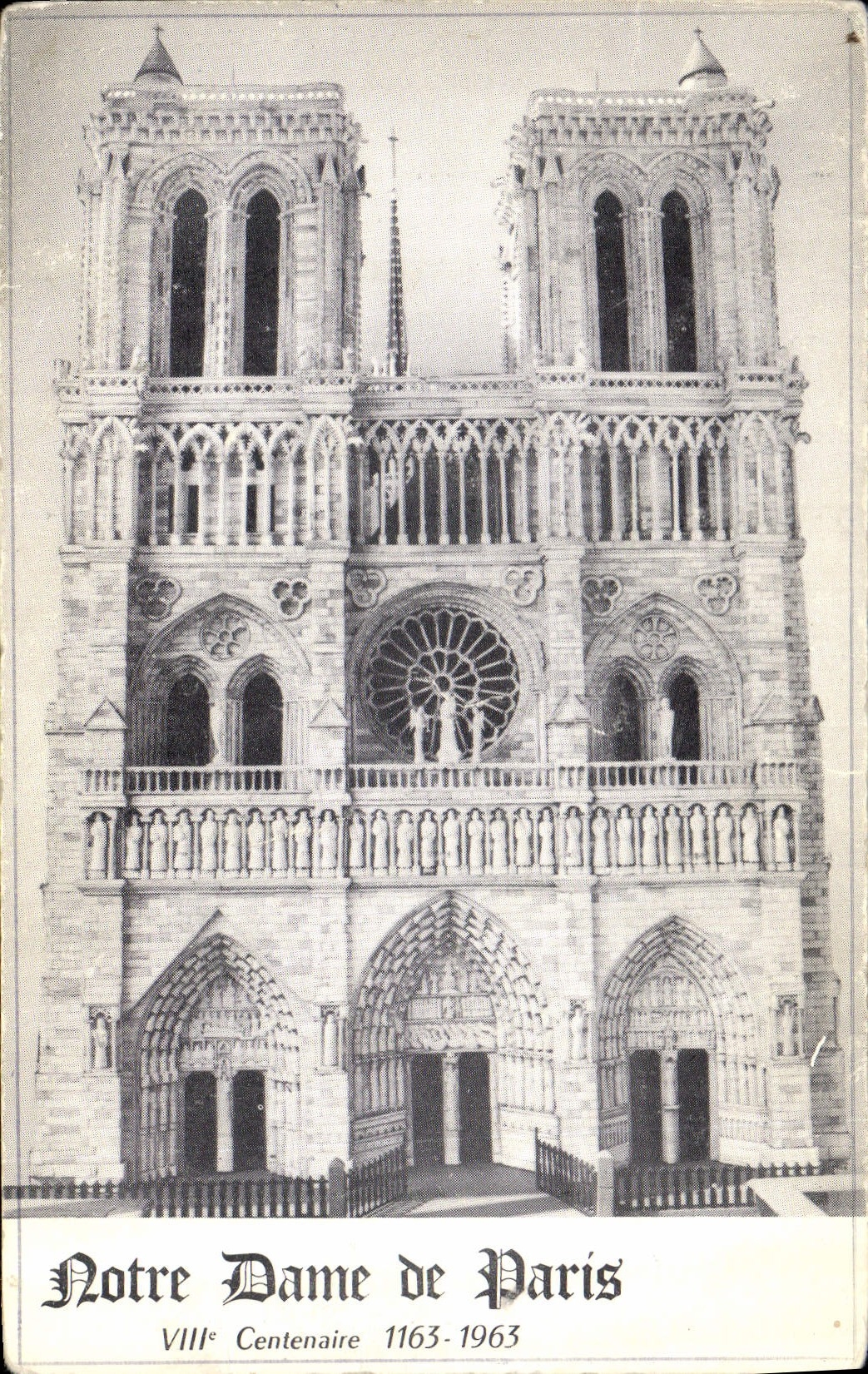 CPA Notre Dame de Paris VIII Centenaire 1163 1963 