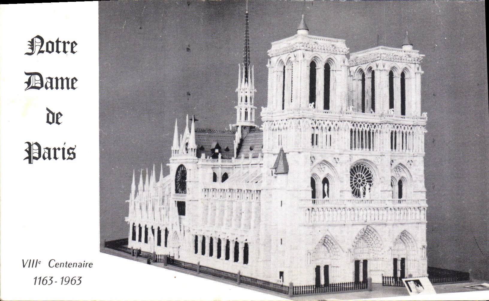 CPA Notre Dame de Paris VIIIe Centenaire 1163 1963 