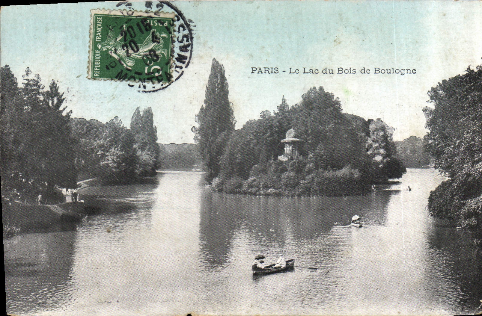 CPA Paris le Lac du Bois de Boulogne 