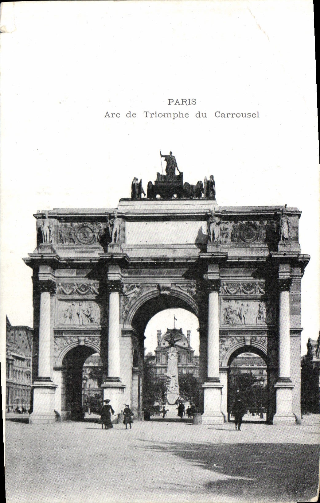 CPA Paris Arc de Triomphe du Carrousel 