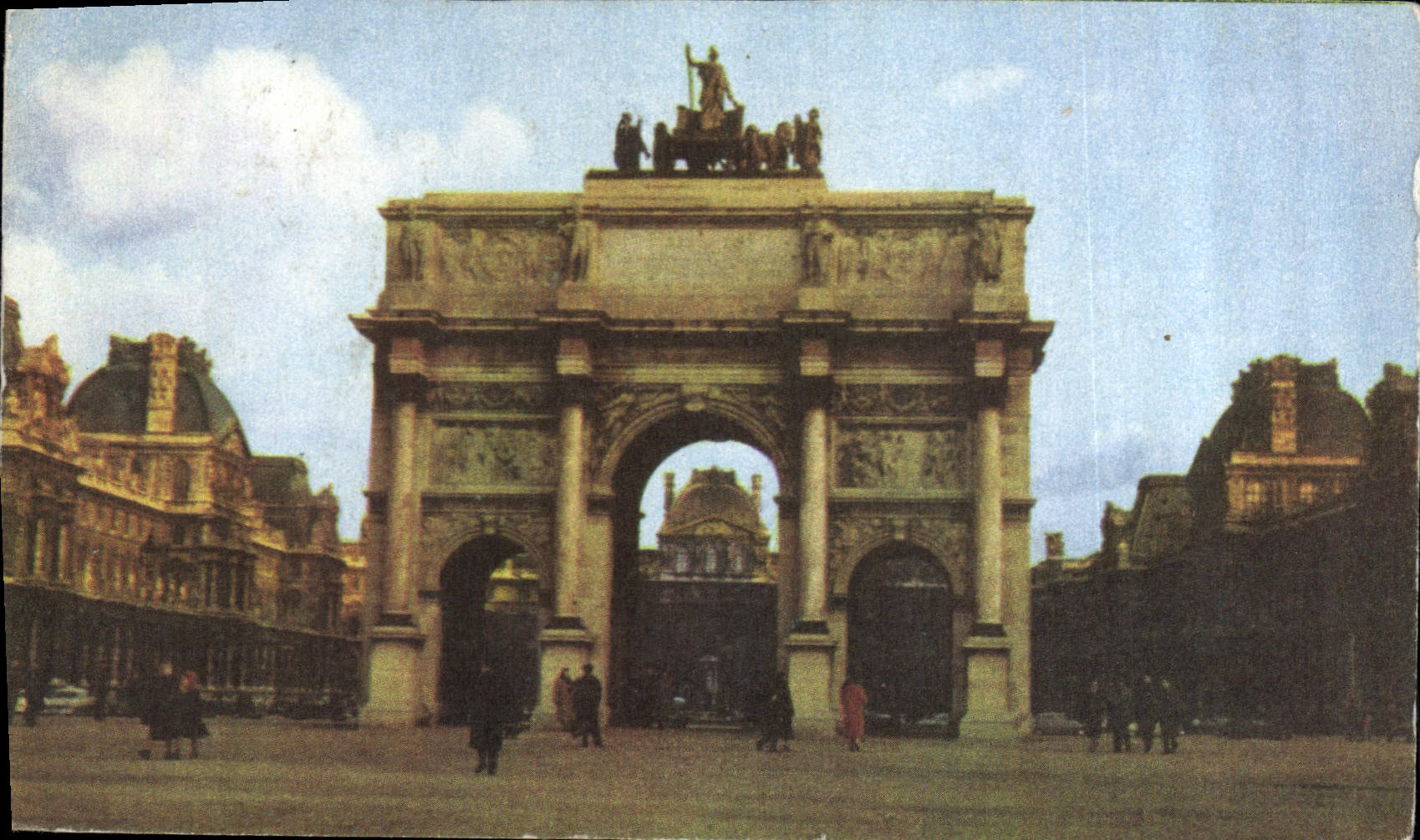 CPA Paris Arc de Triomphe du Carrousel 