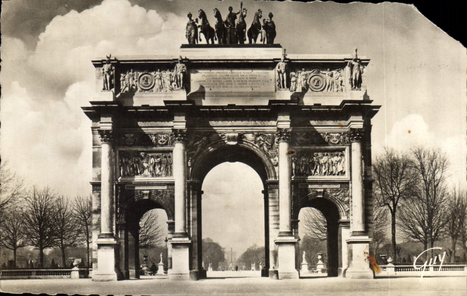 CPA Paris et ses Merveilles Arc de Triomphe du Carrousel 1806 1808 