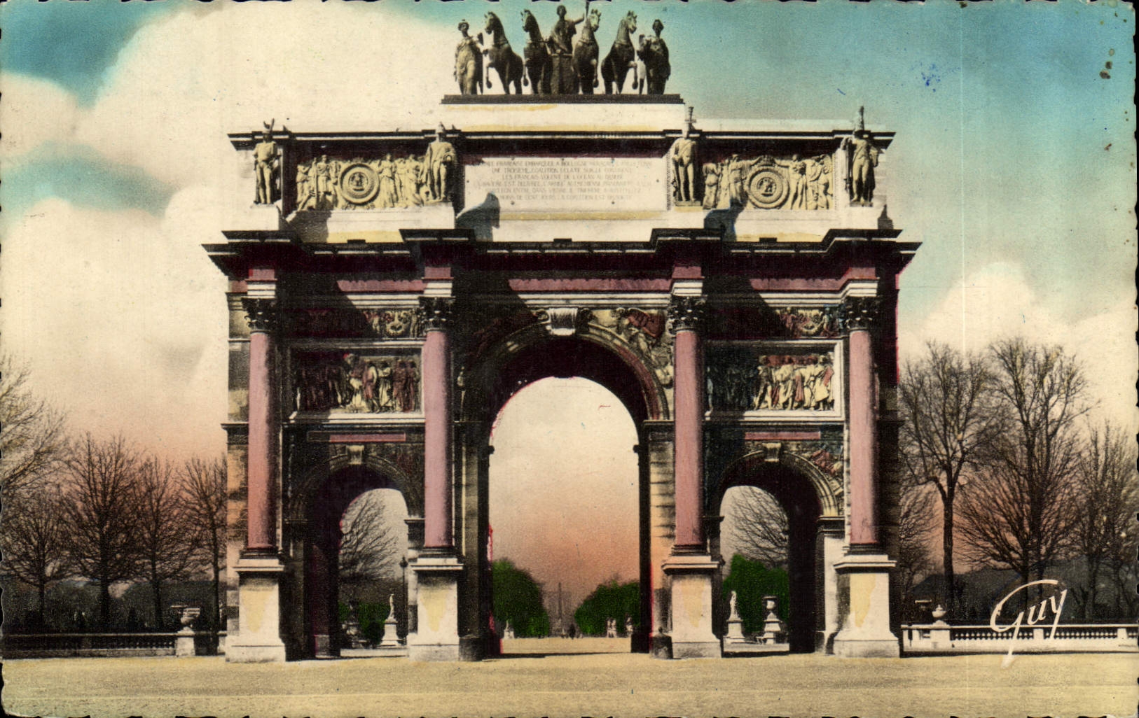 CPA Paris et ses Merveilles Arc de Triomphe du Carrousel 1806 1808
