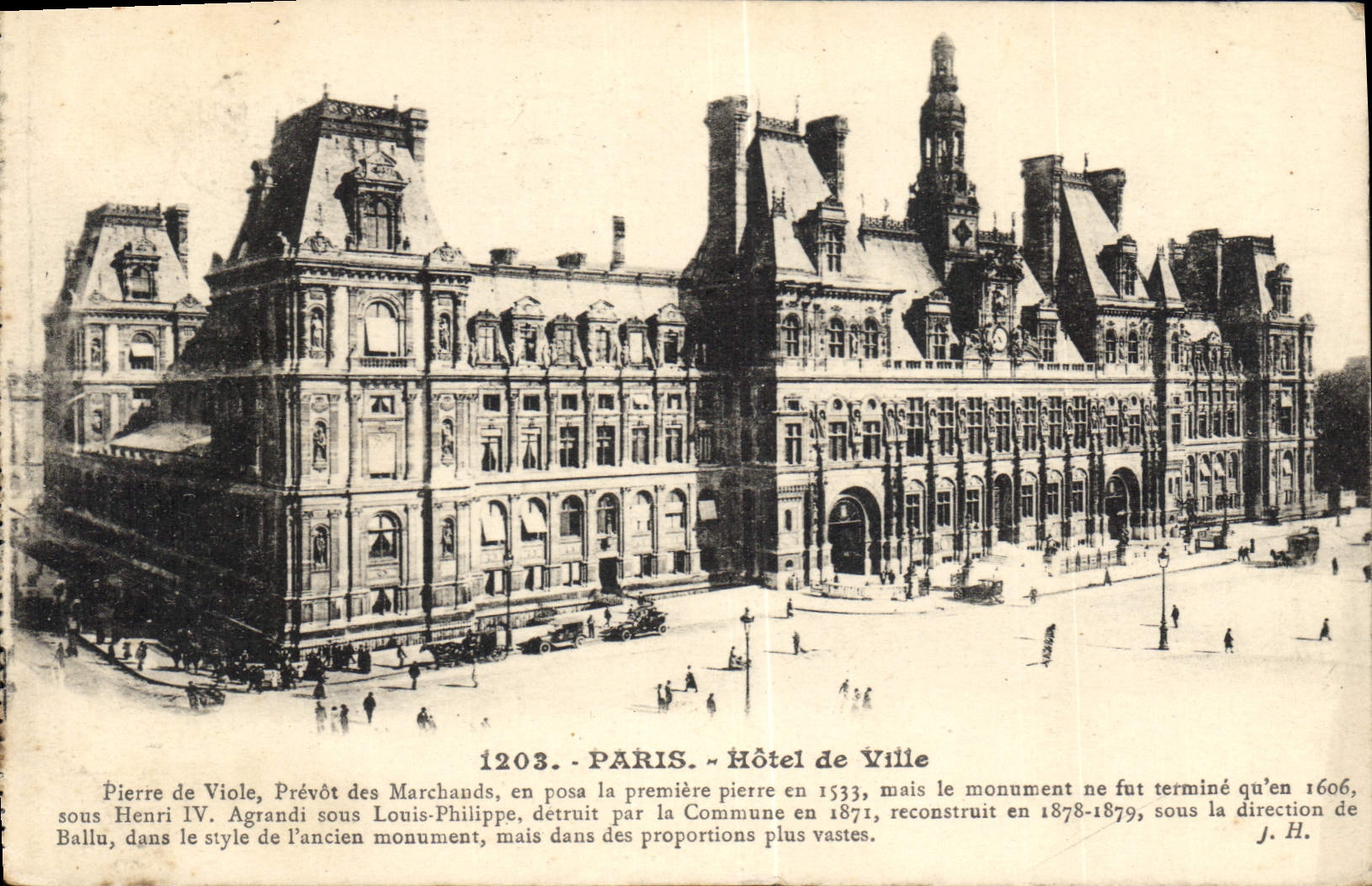 CPA Paris Hotel de Ville