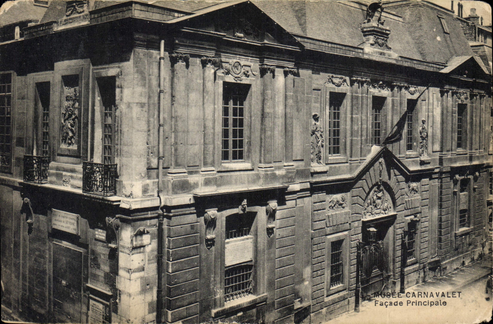 CPA Musee Carnavalet Facade Principale 