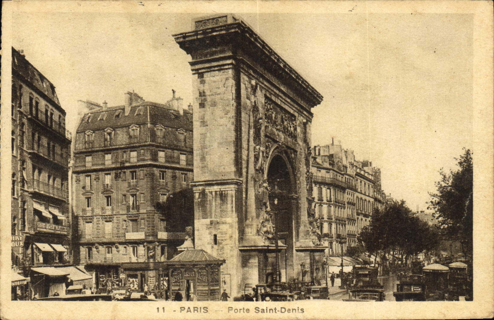 CPA Paris Porte Saint Denis 