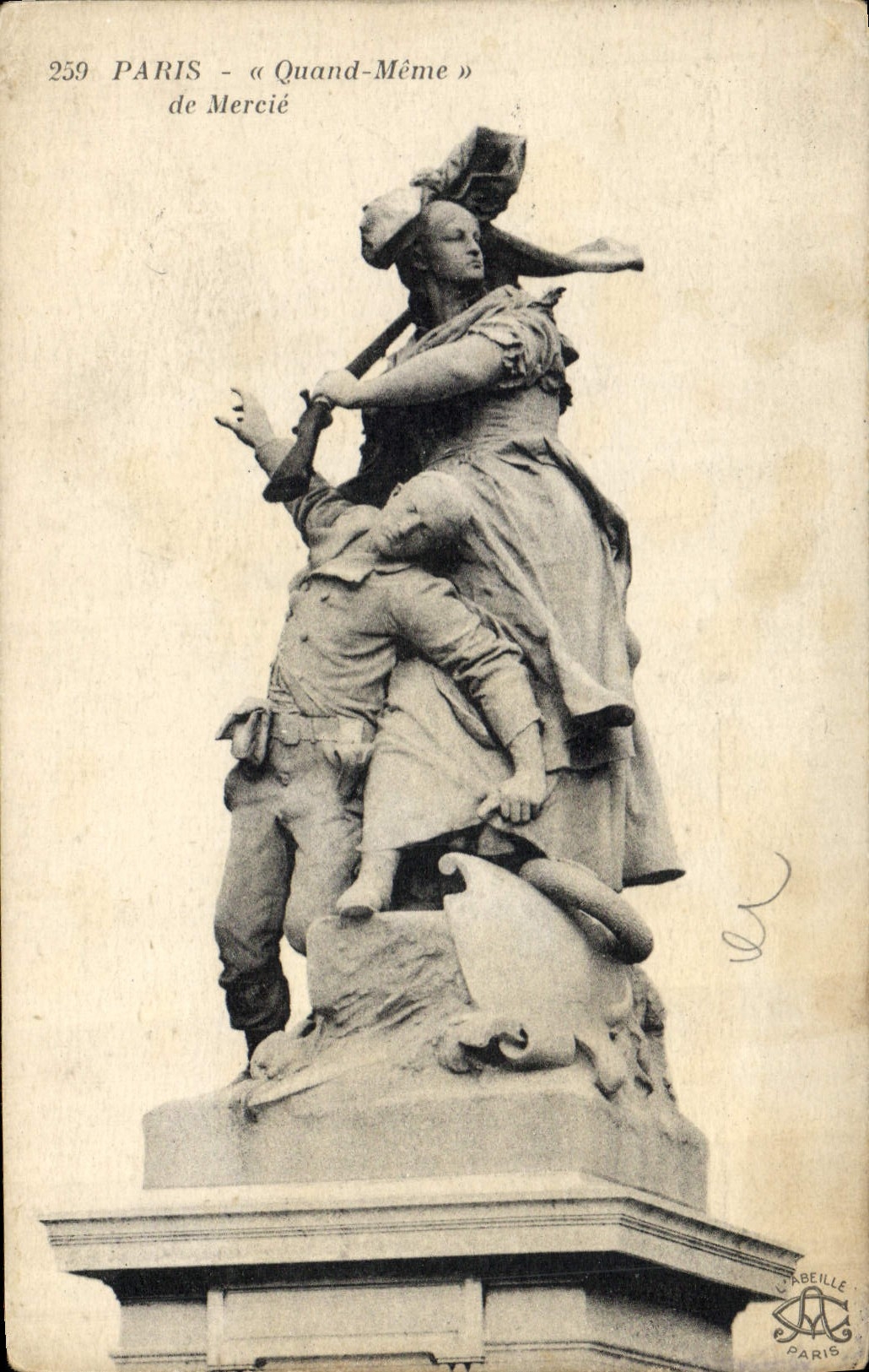 CPA Paris Quand Meme de Mercie 