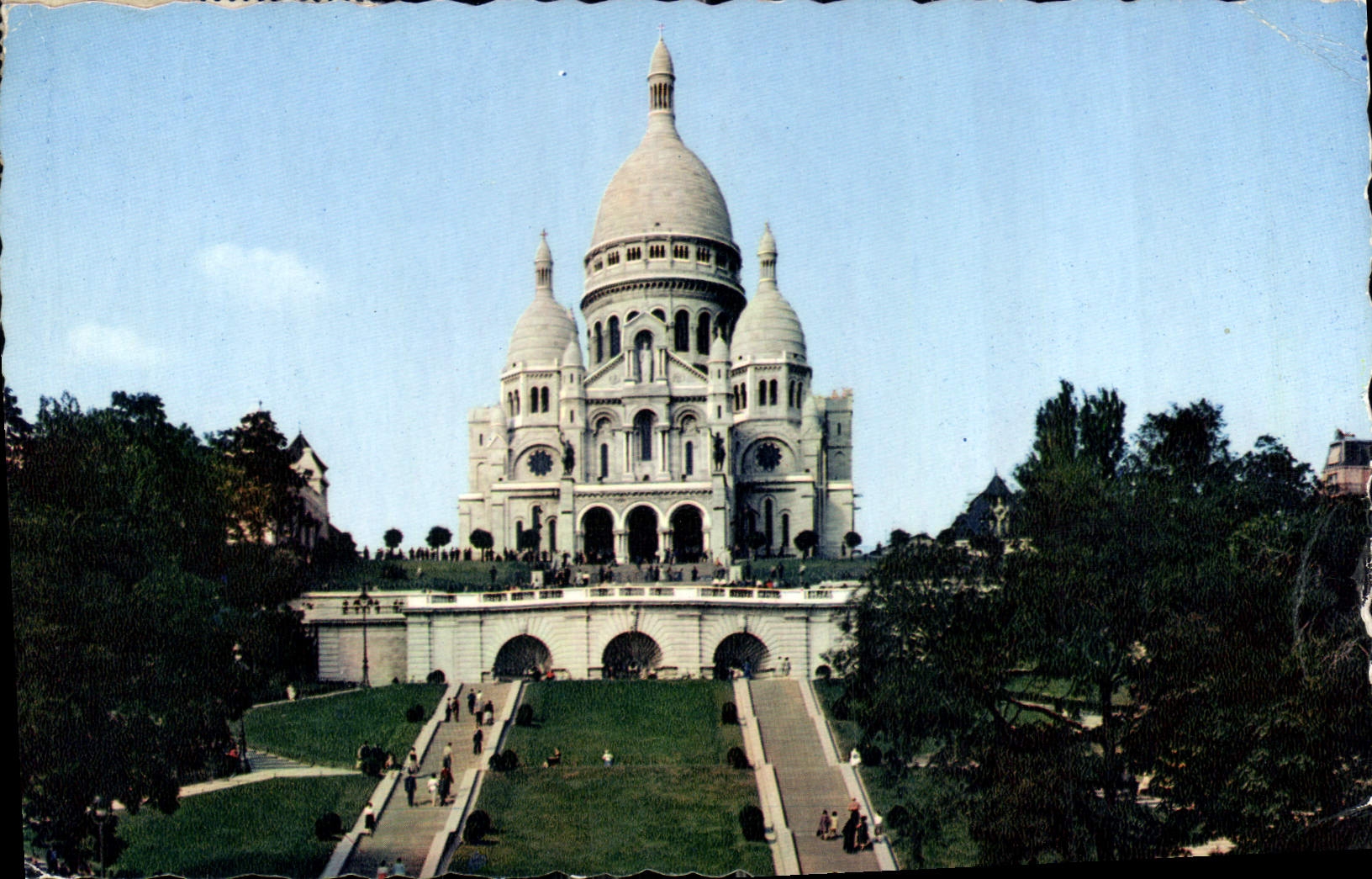 CPA Paris la Basilique du Sacre Coeur 
