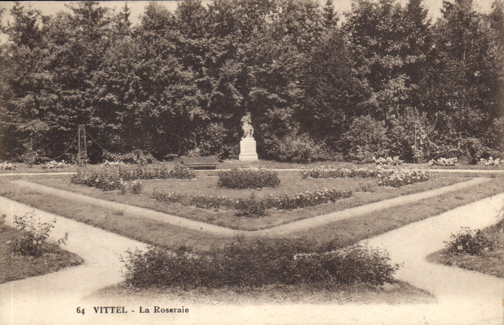 CPA Vittel la Roseraie 