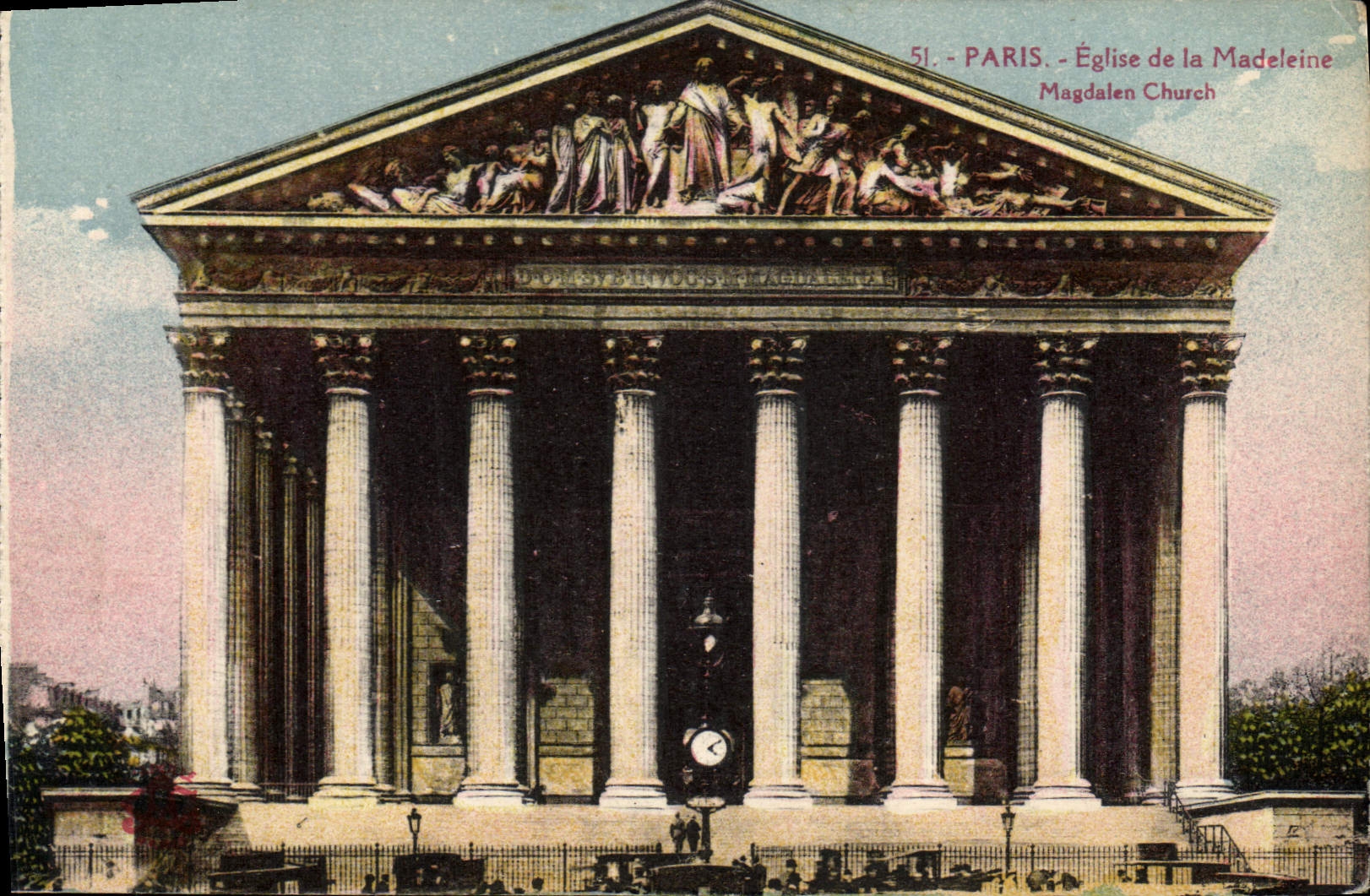CPA Paris Eglise de la Madeleine 