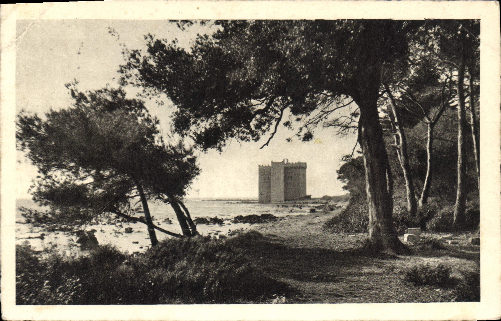 CPA Cannes Le Chateau St Honorat aux iles de Lerins 