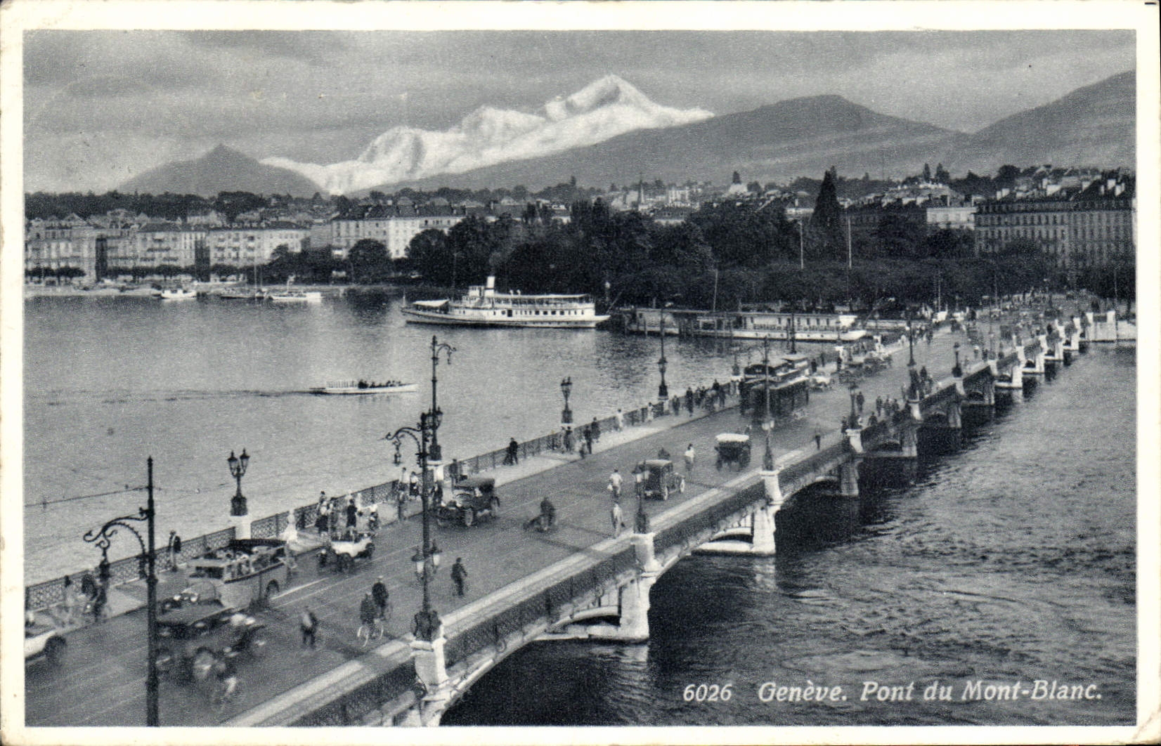 CPA Geneve Pont du Mont Blanc 