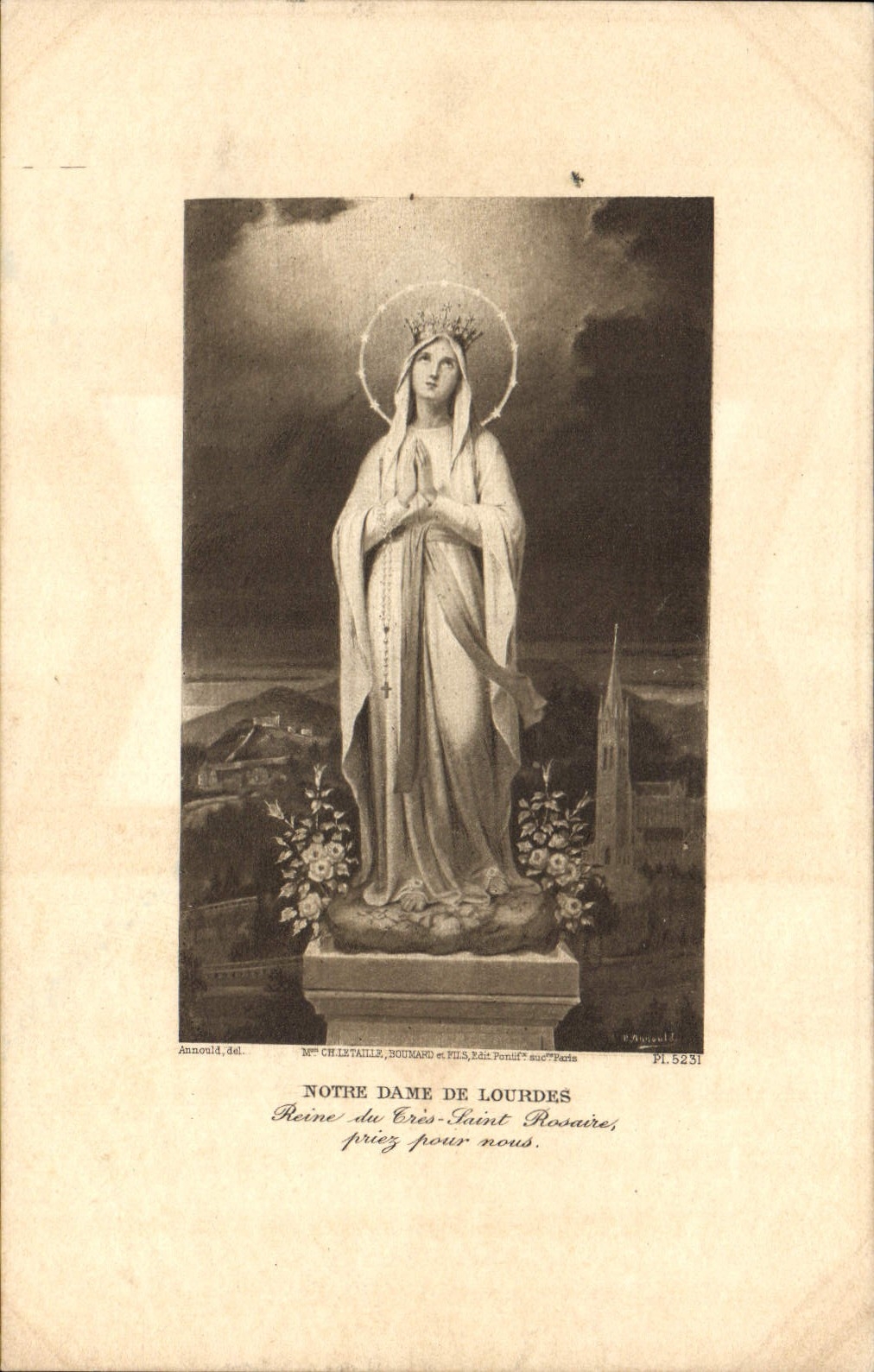 CPA Notre Dame de Lourdes 