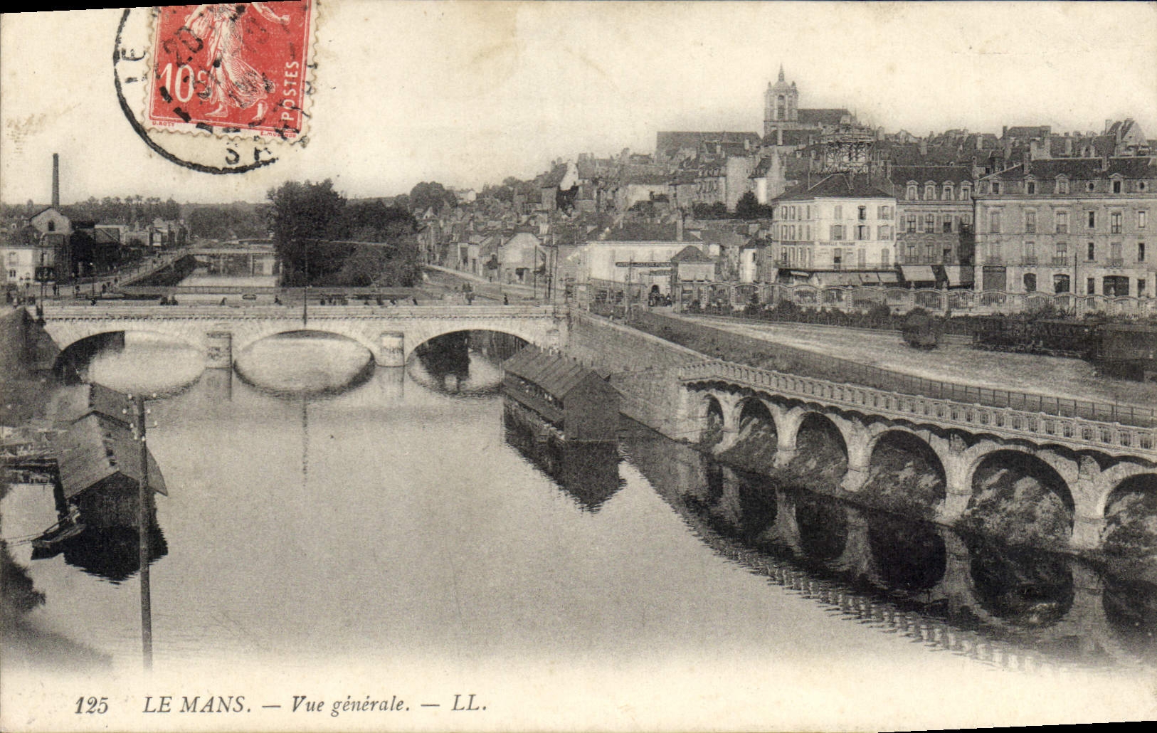 CPA Le Mans Vue generale 