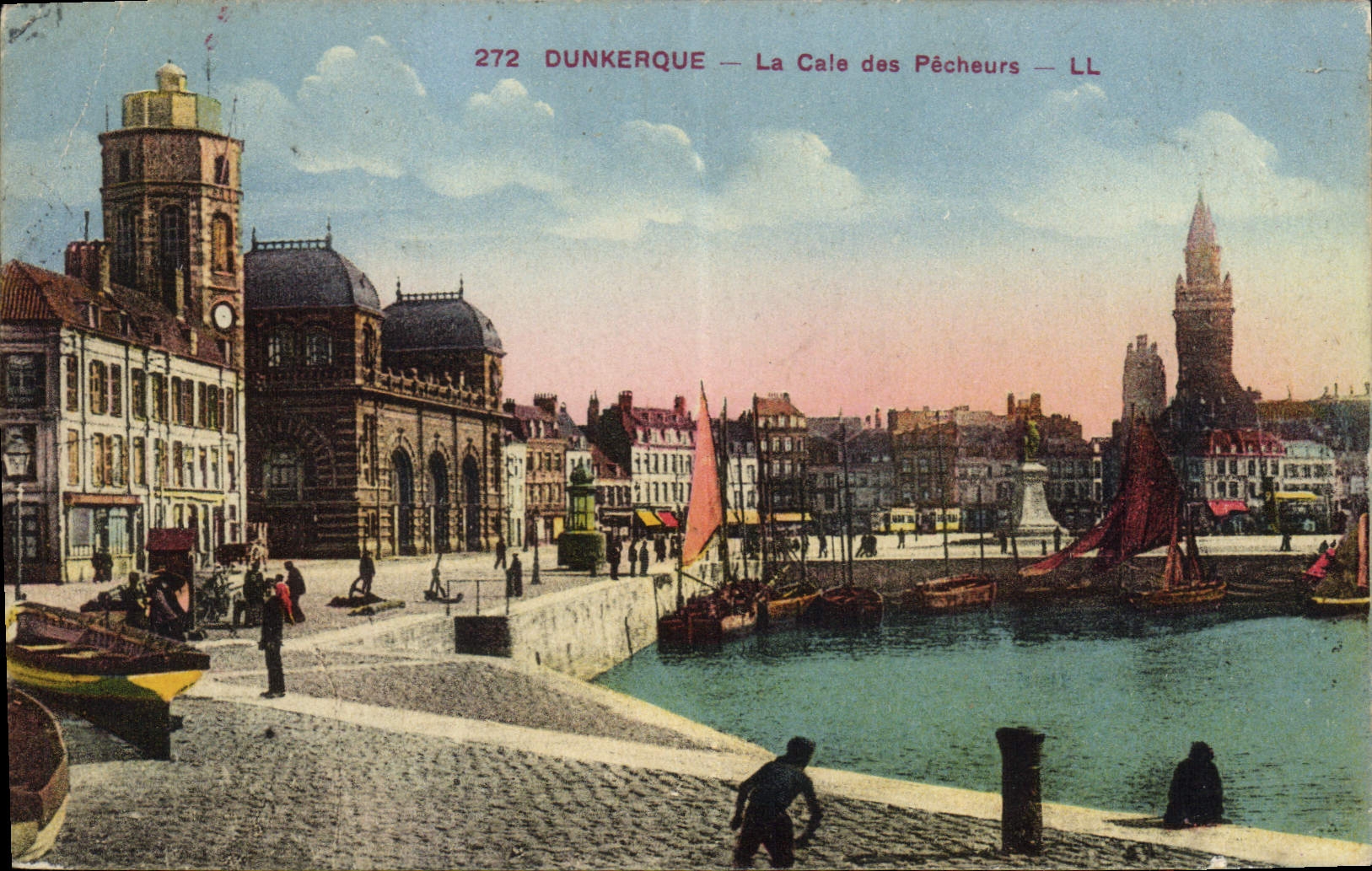CPA Dunkerque Le Cale des Pecheurs 