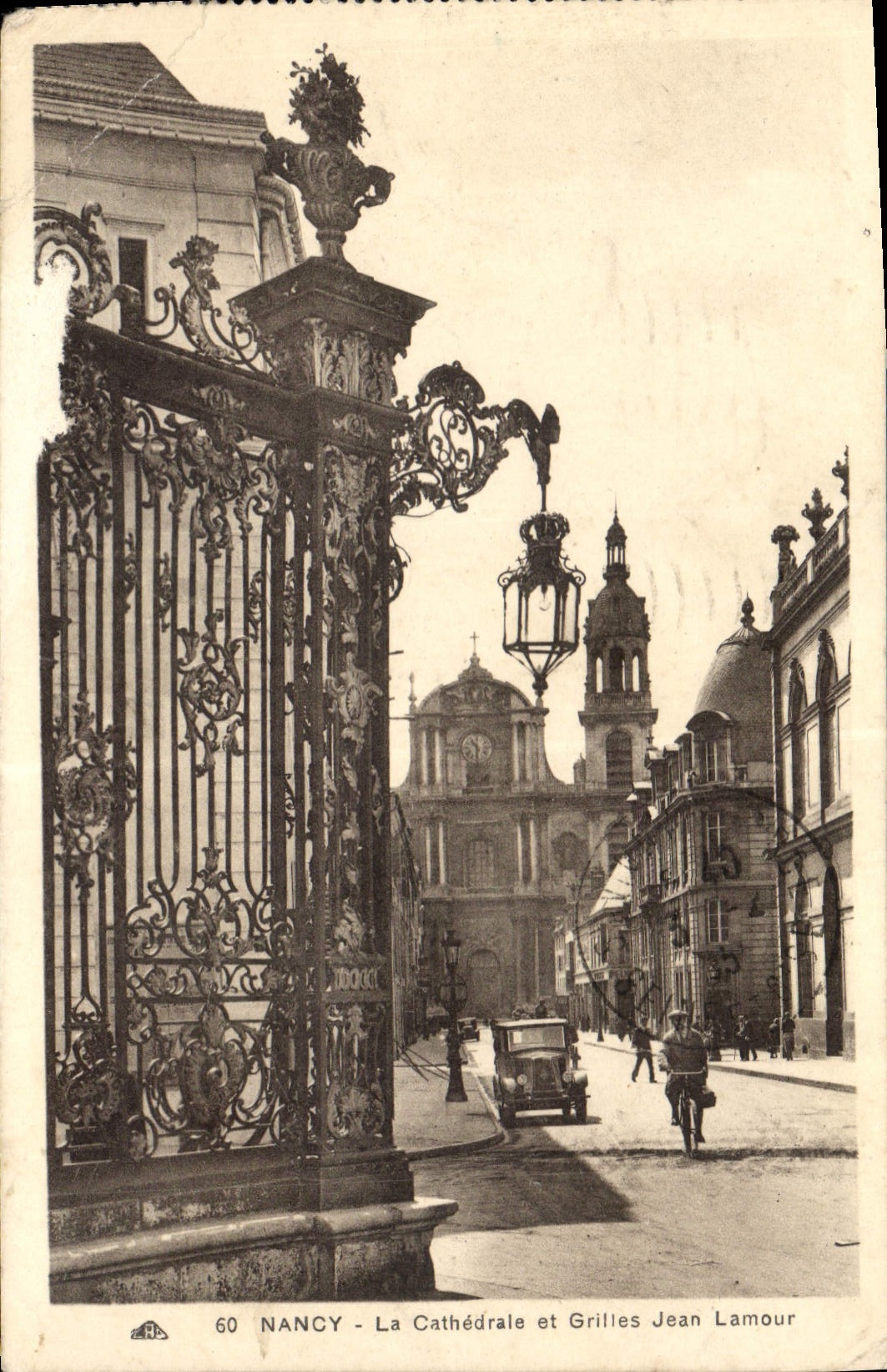 CPA Nancy La Cathedrale et Grilles Jean Lamour 