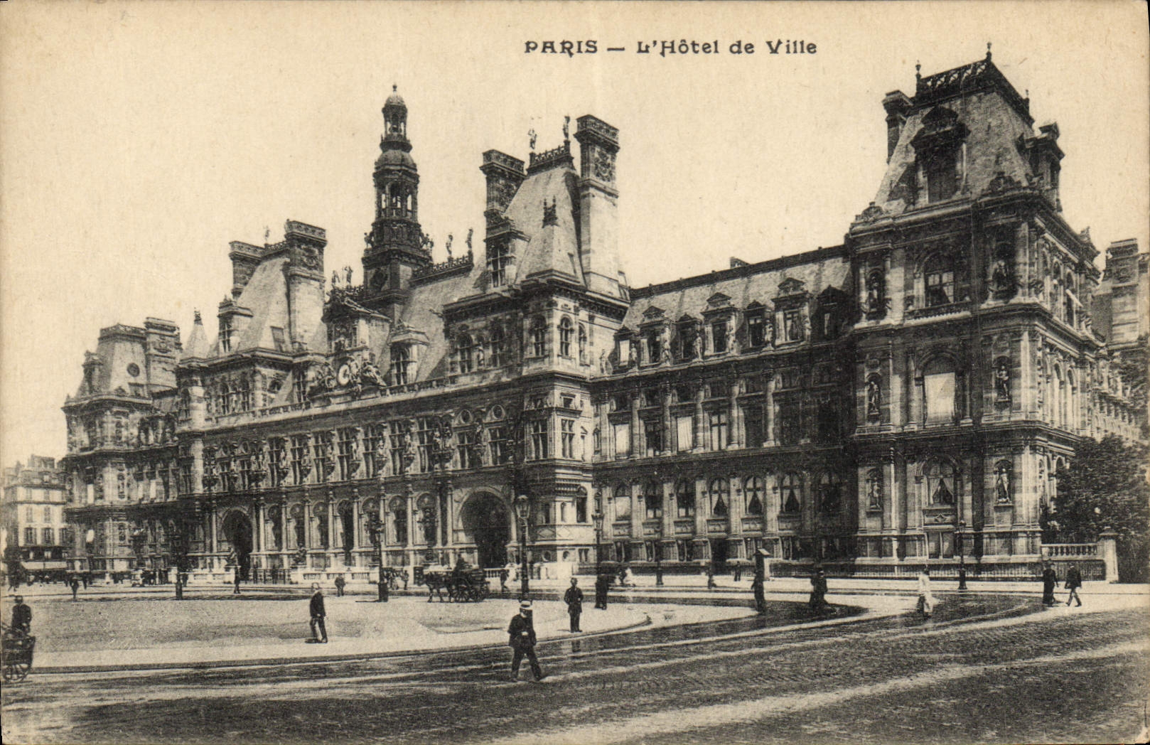 CPA Paris L'Hotel de Ville