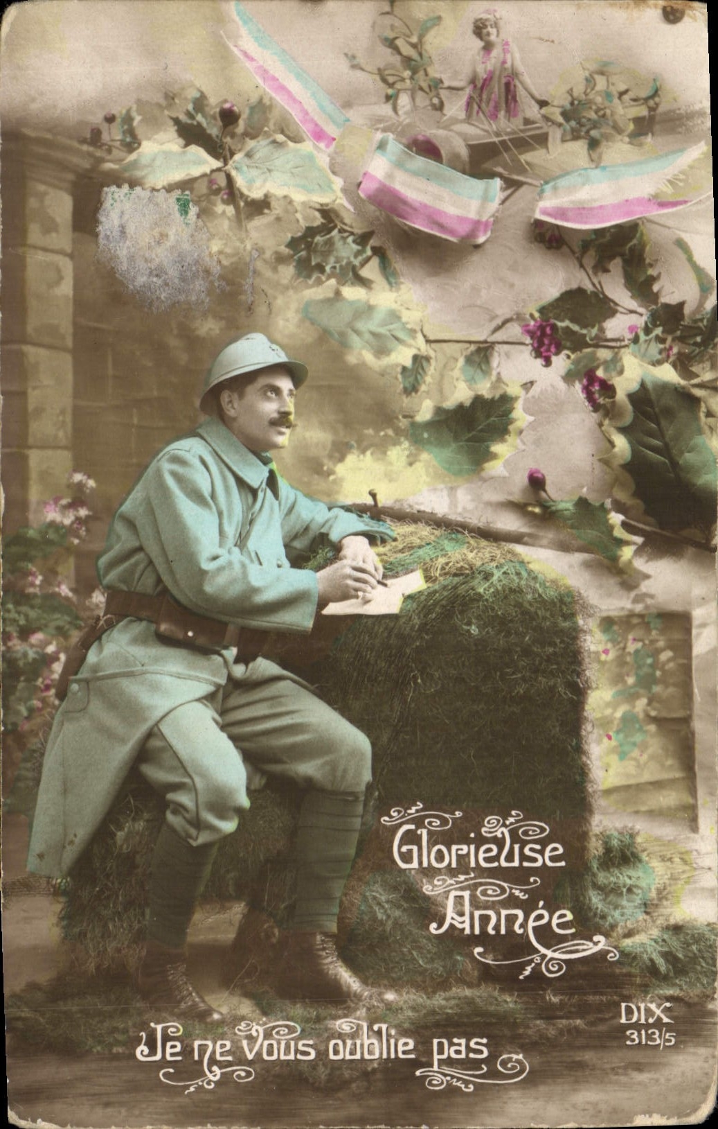 CPA Glorieuse Annee Je ne vous oublie pas 