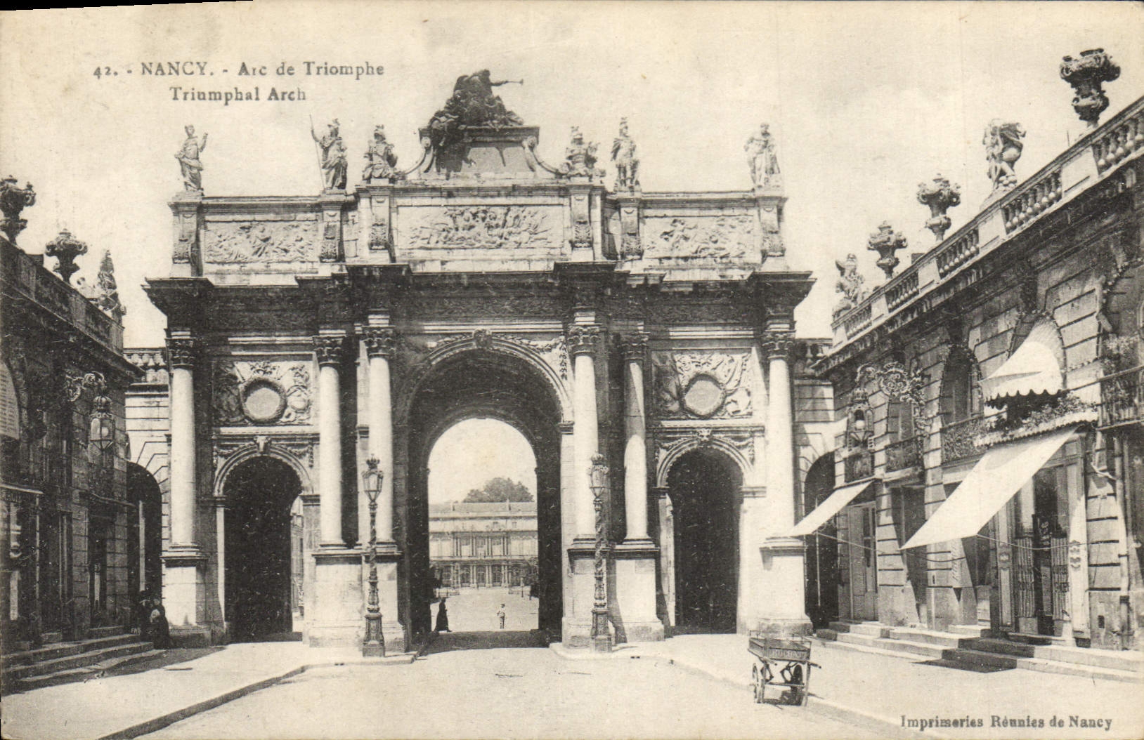 CPA Nancy Arc de Triomphe 