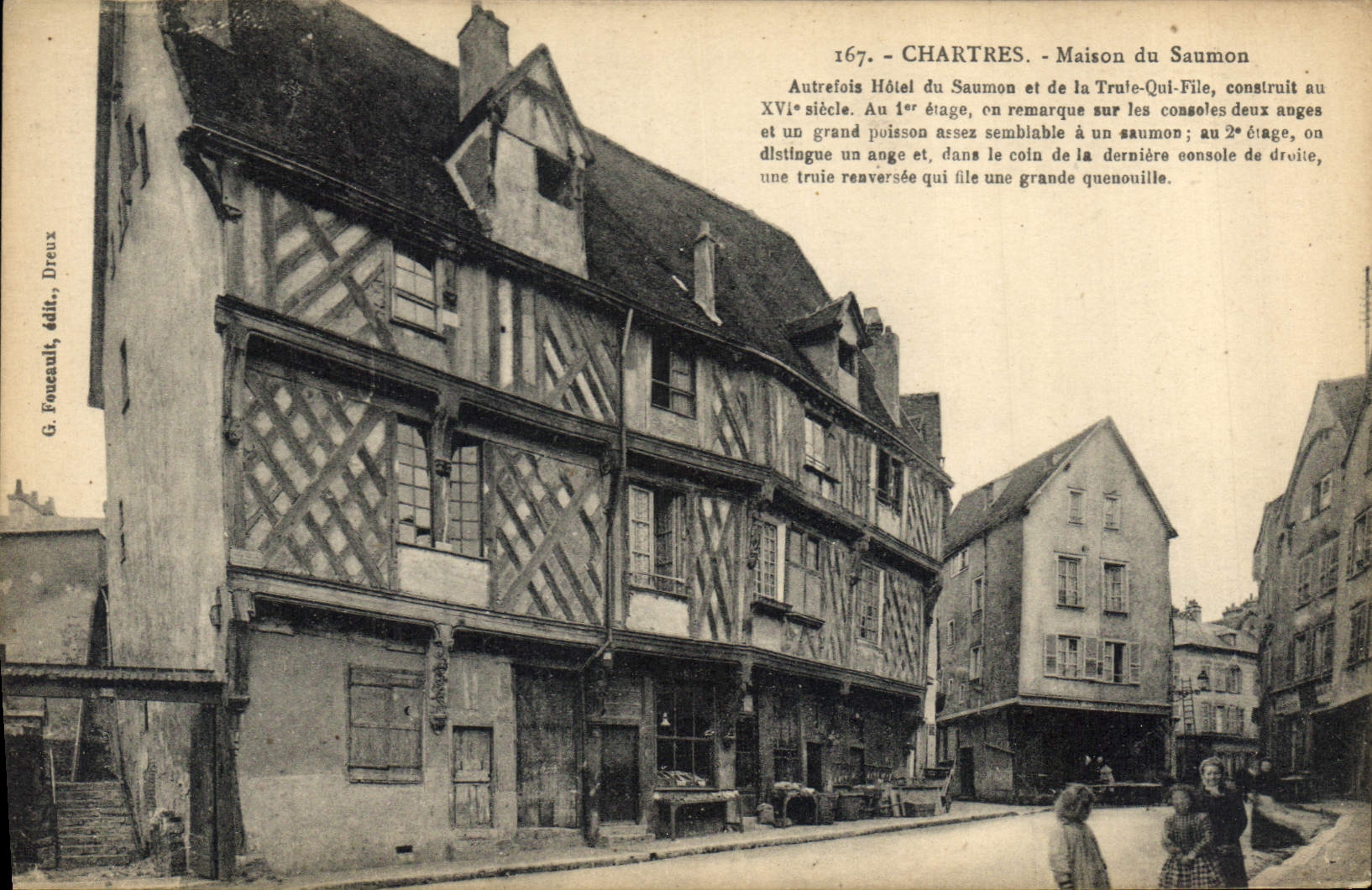 CPA Chartres Maison du Saumon 