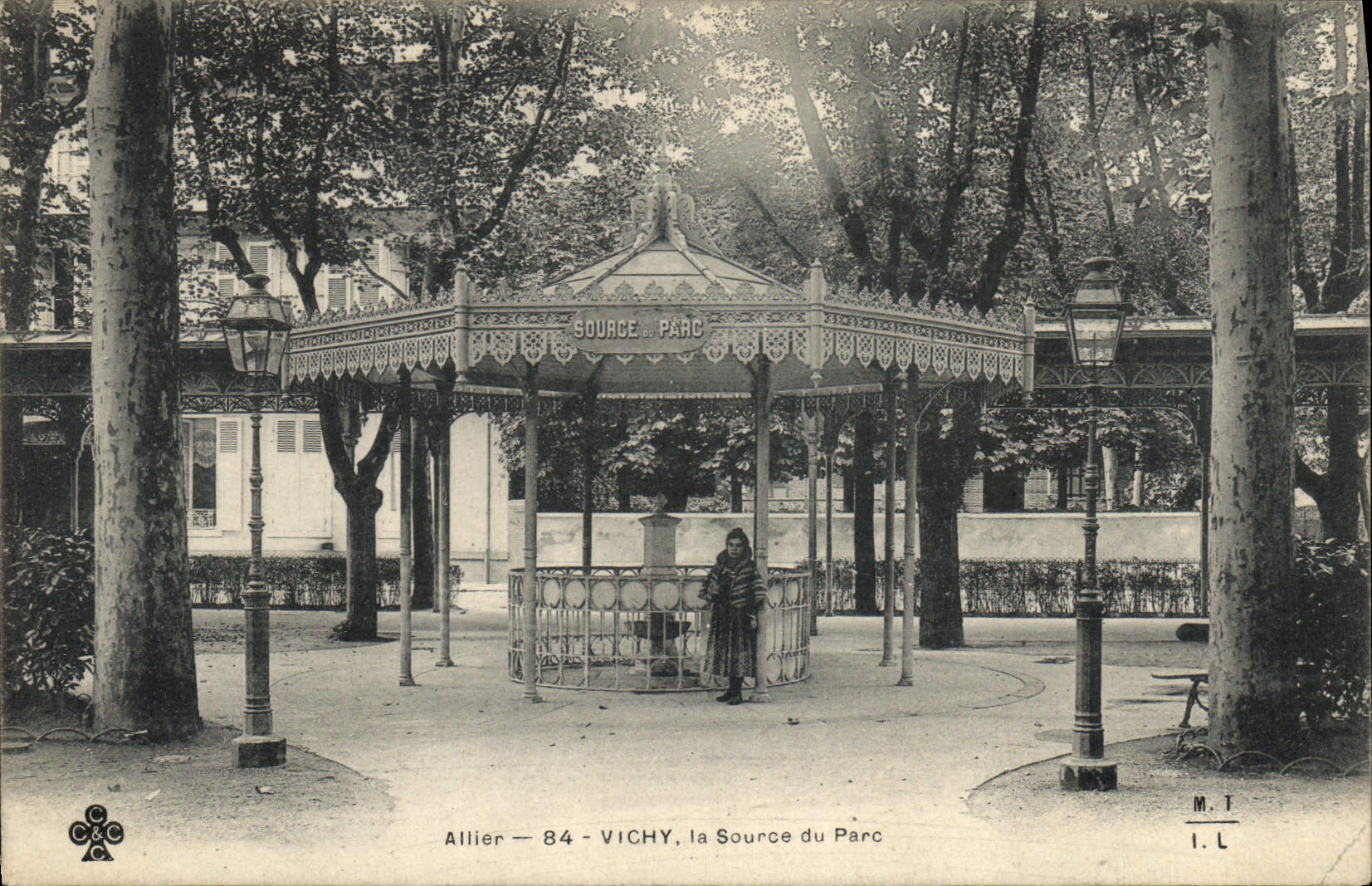 CPA Allier Vichy la Source du Parc 