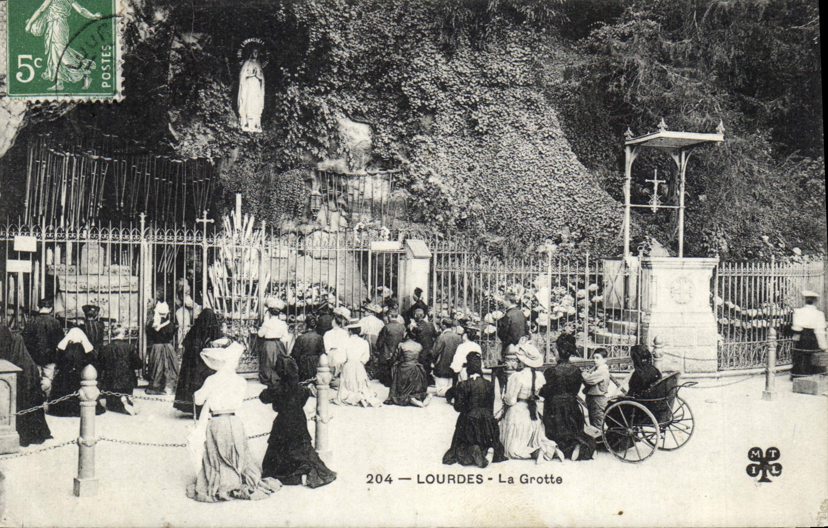 CPA Lourdes La Grotte 