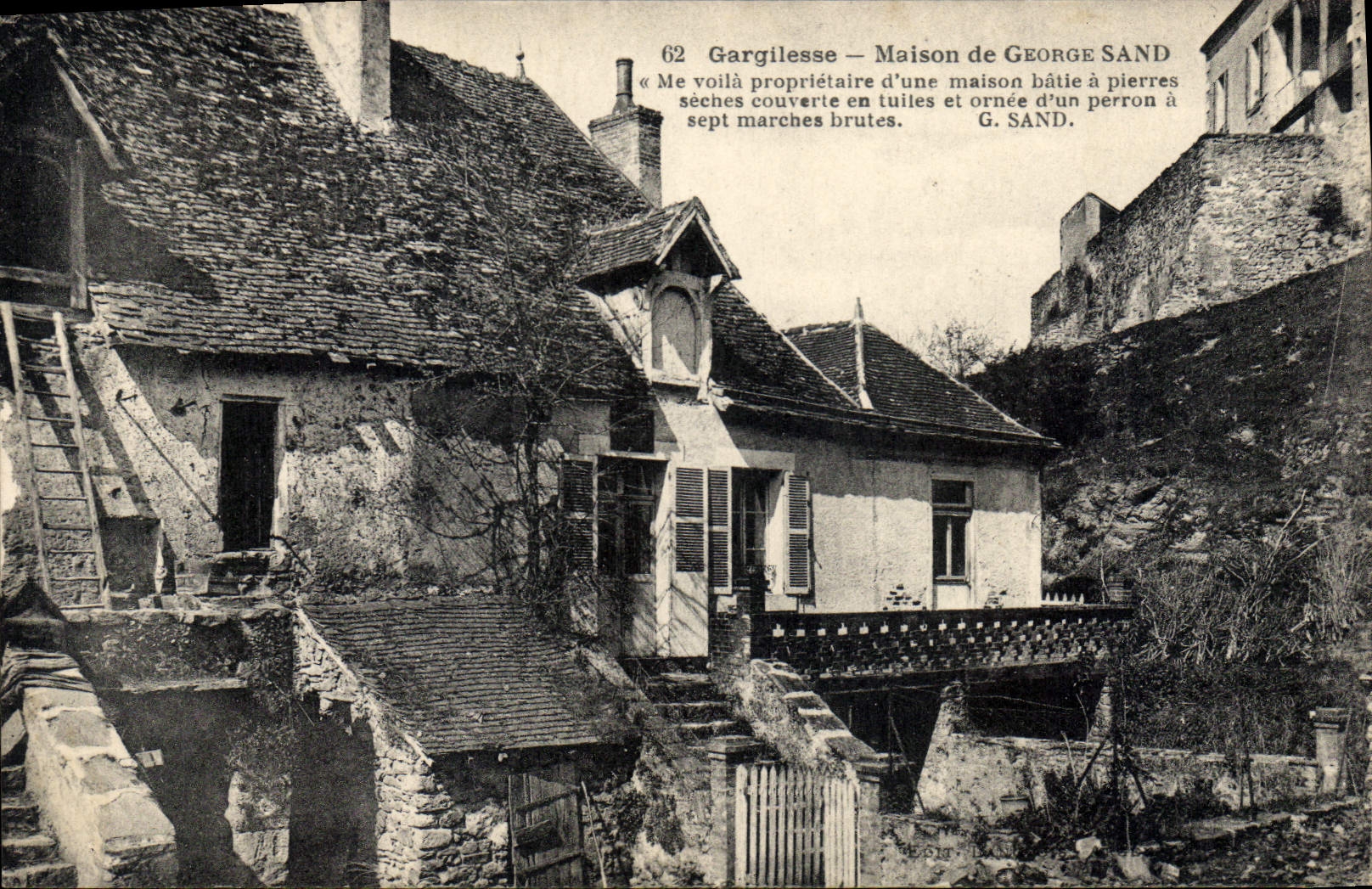 CPA Gargilesse Maison de George Sand