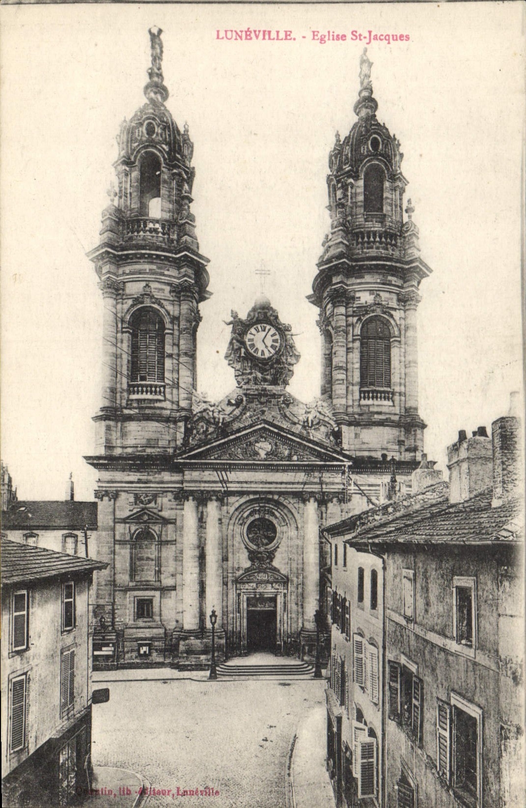 CPA Luneville Eglise St Jacques 