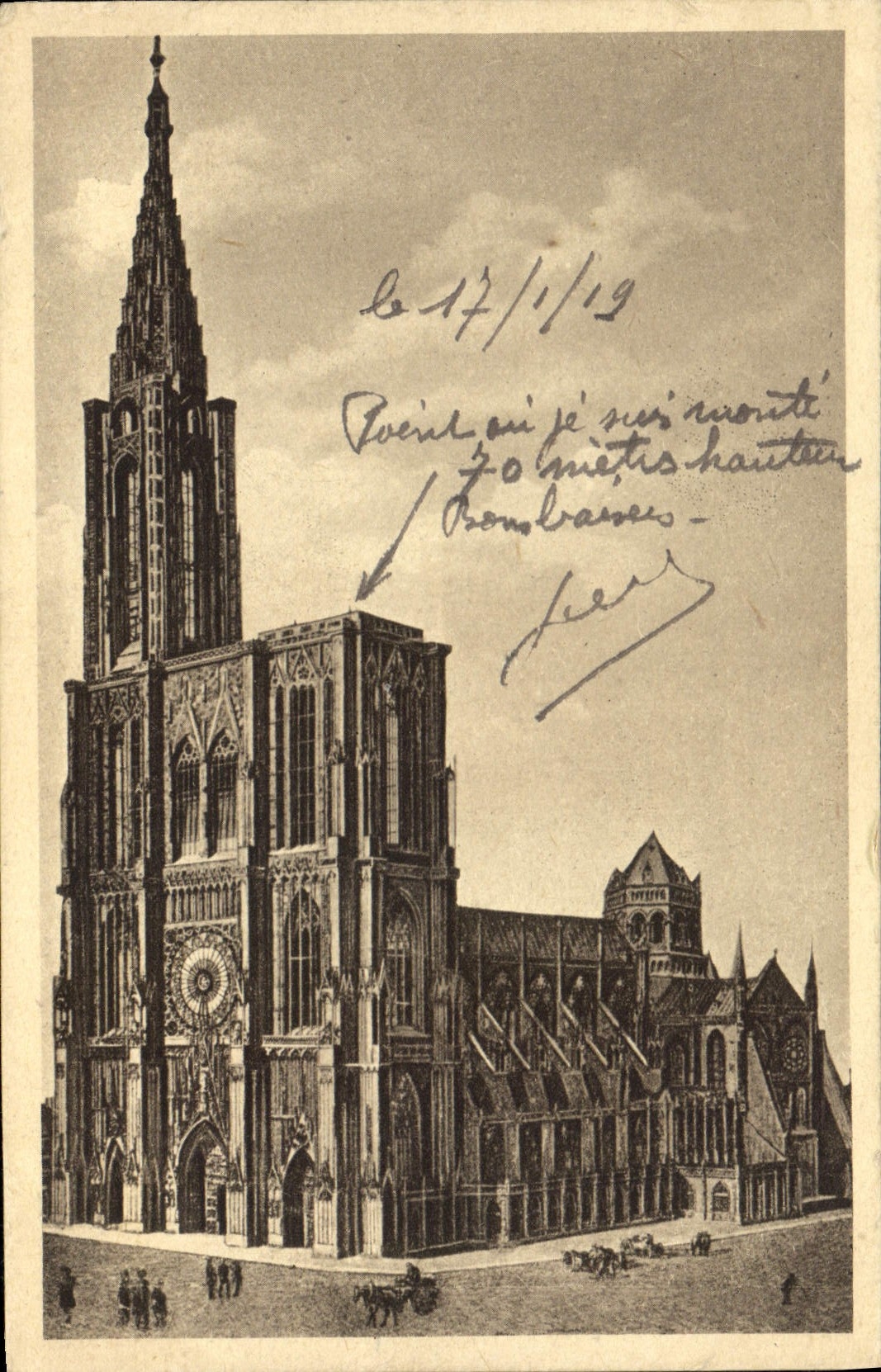 CPA Strasbourg la Cathedrale 
