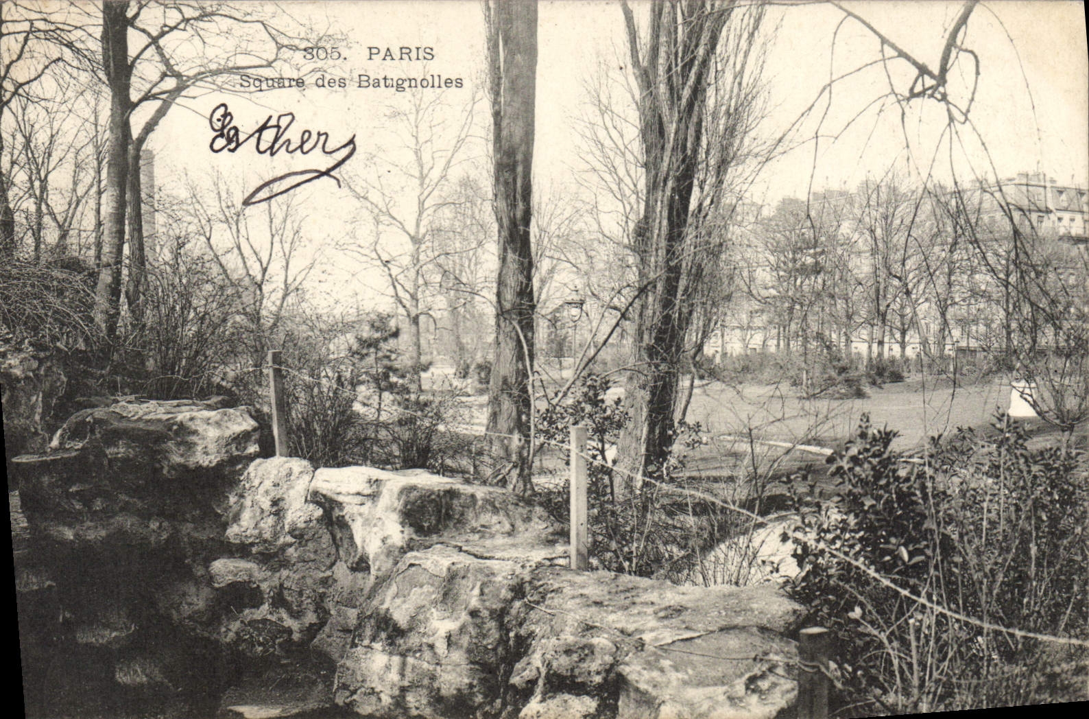 CPA Paris Square des Batignolles 