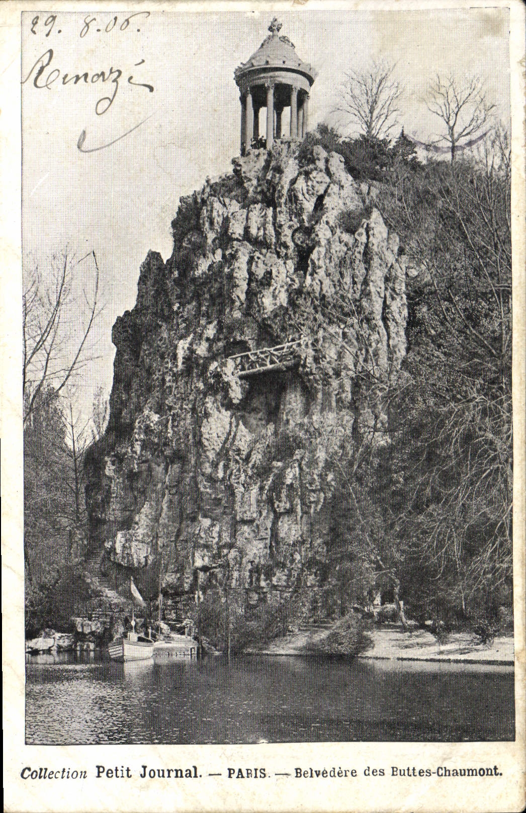 CPA Collection petit Journal Paris Belvedere des Buttes Chaumont