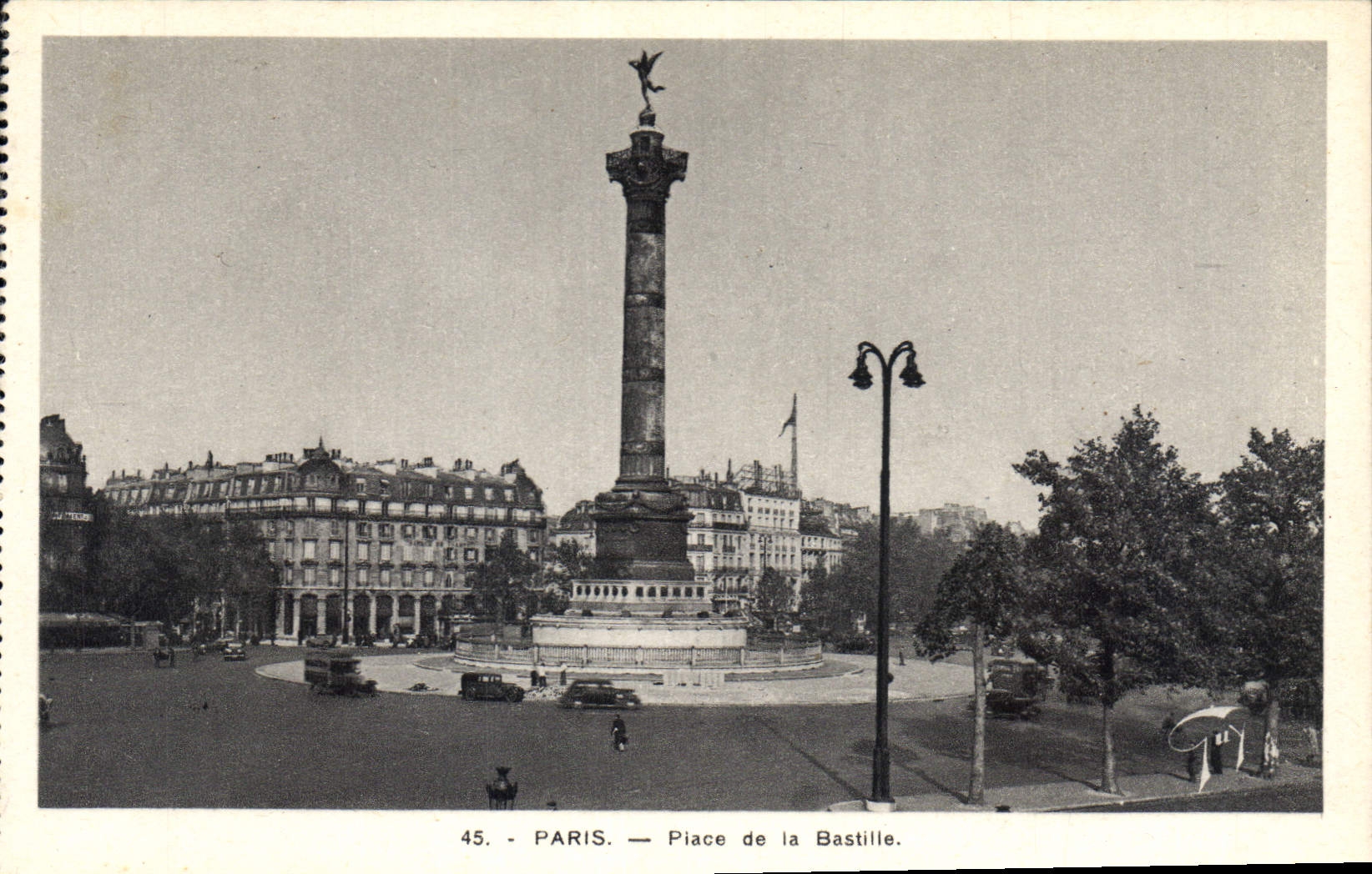 CPA Paris Place de la Bastille 