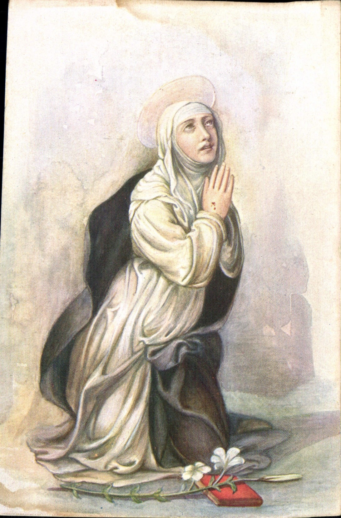 CPA S Caterina Vedo l'anima di Niccolo di Tuldo accolta in Cielo 