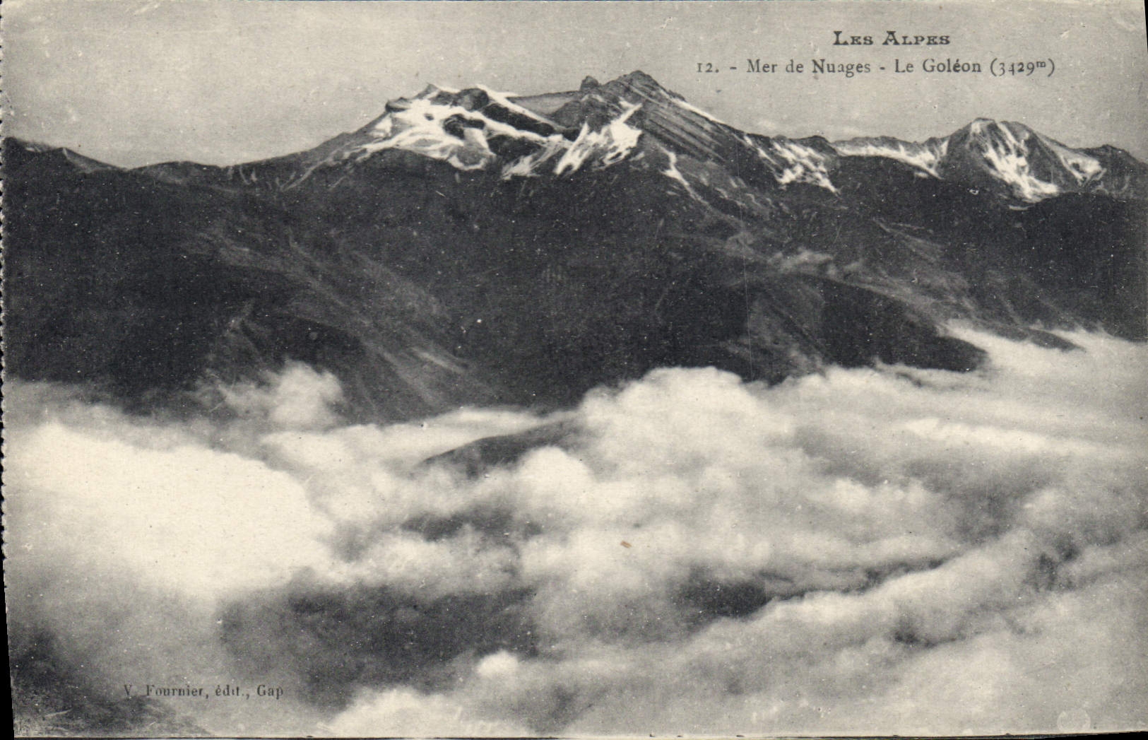 CPA Les Alpes Mer de Nuages Le Goleon 