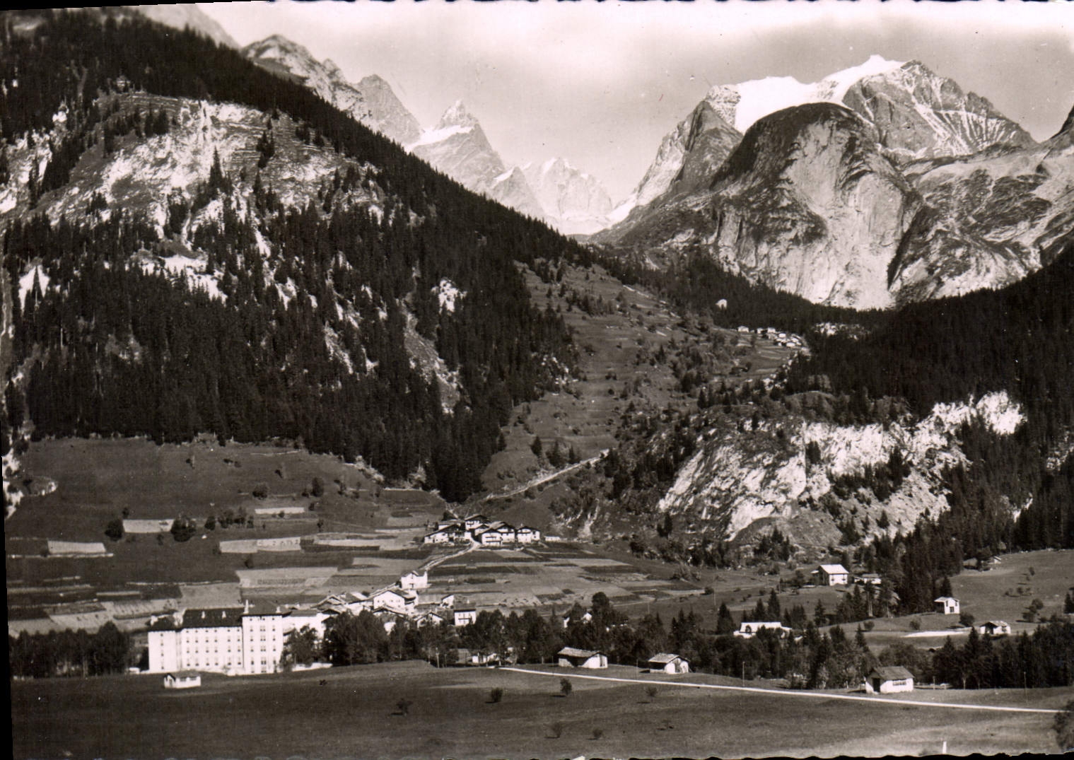 CPA Praloonon la Vanoise Le Grand Hotel et la Grande Casse 