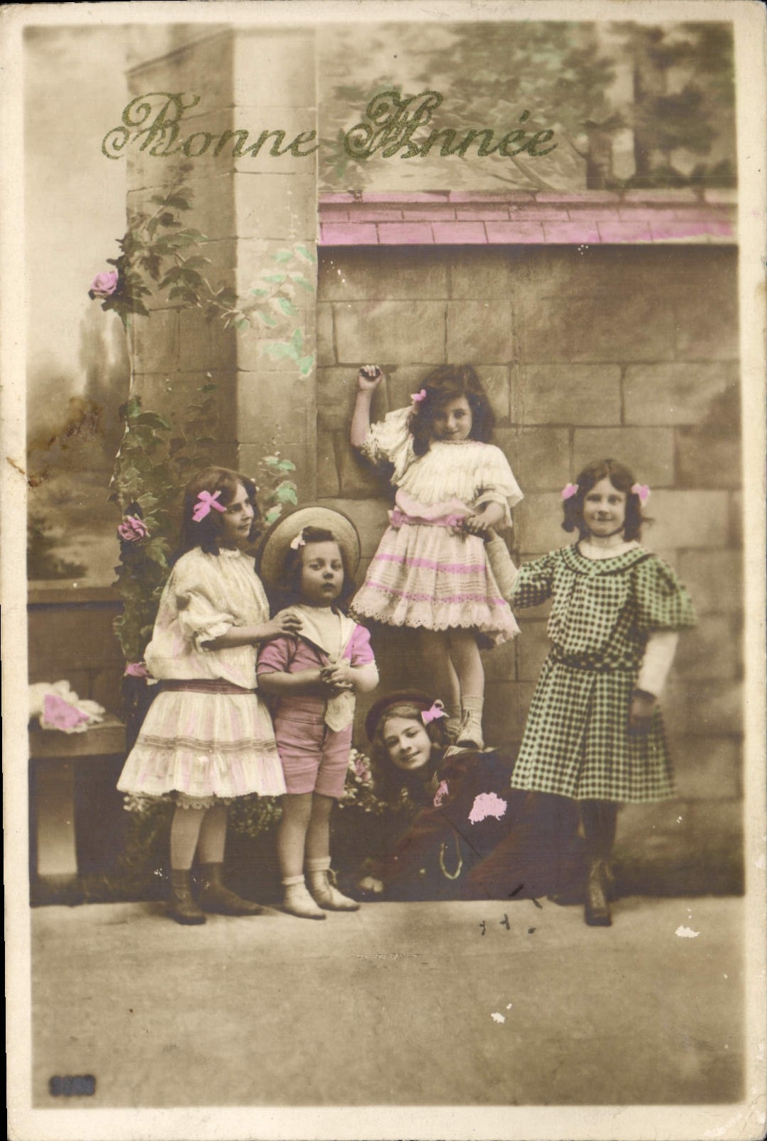 CPA Bonne Annee Enfants