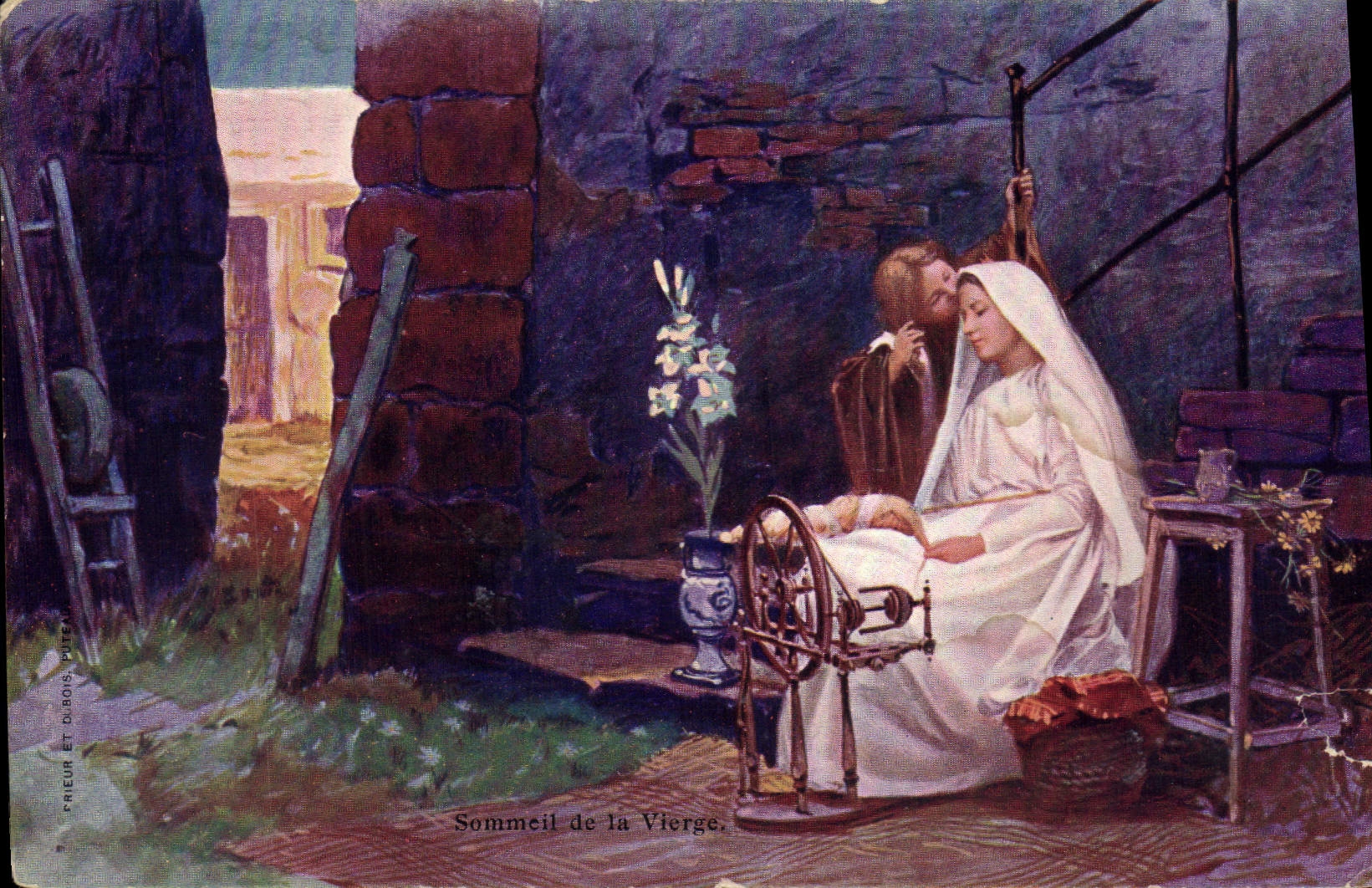 CPA Sommeil de la Vierge 