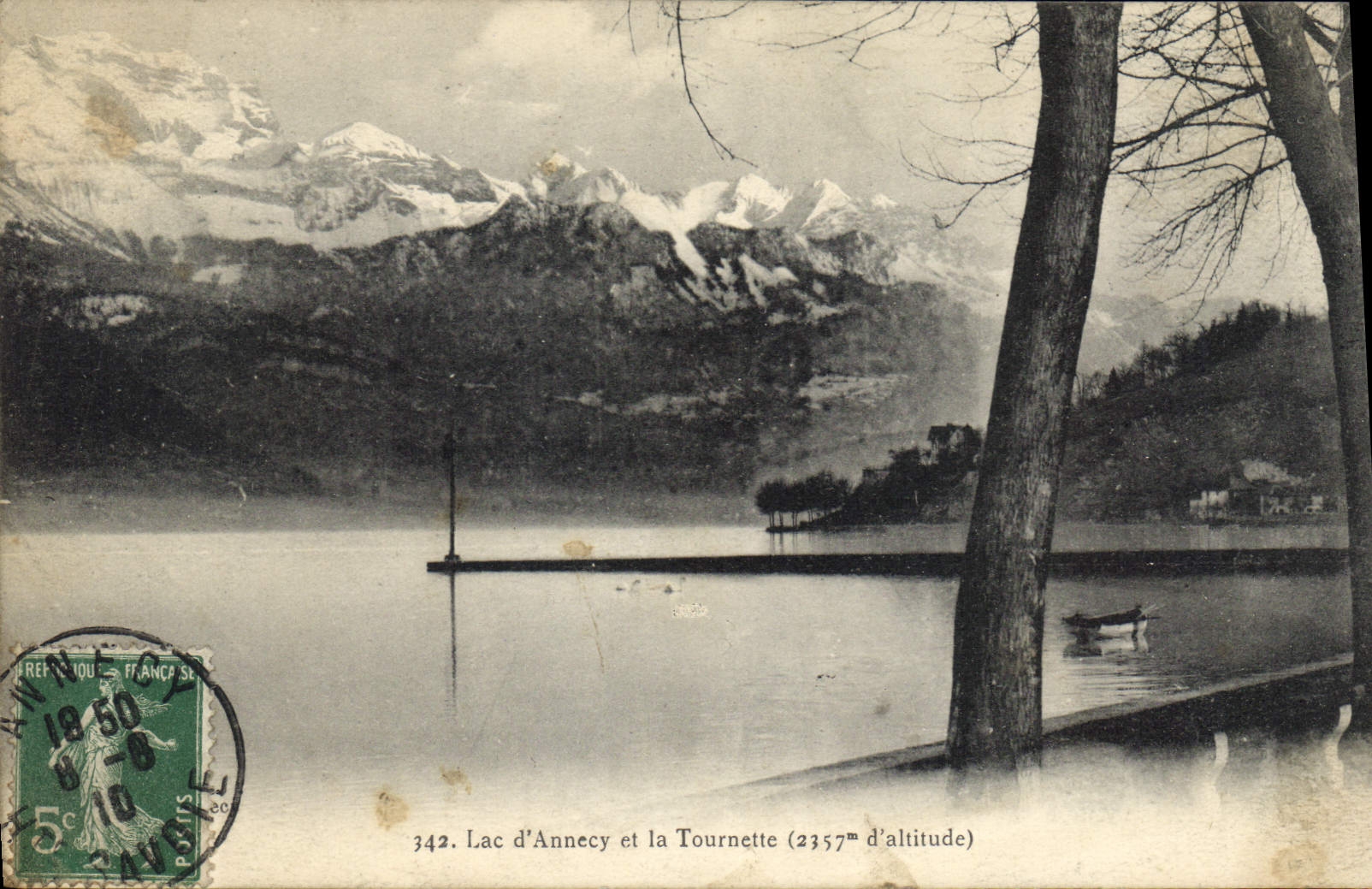 CPA Lac d'Annecy et la Tournette 