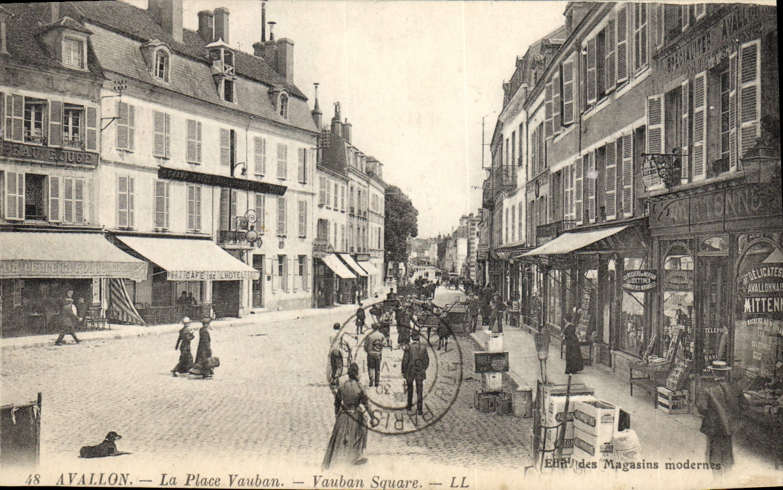 CPA Avallon La Place Vauban Vauban Square 